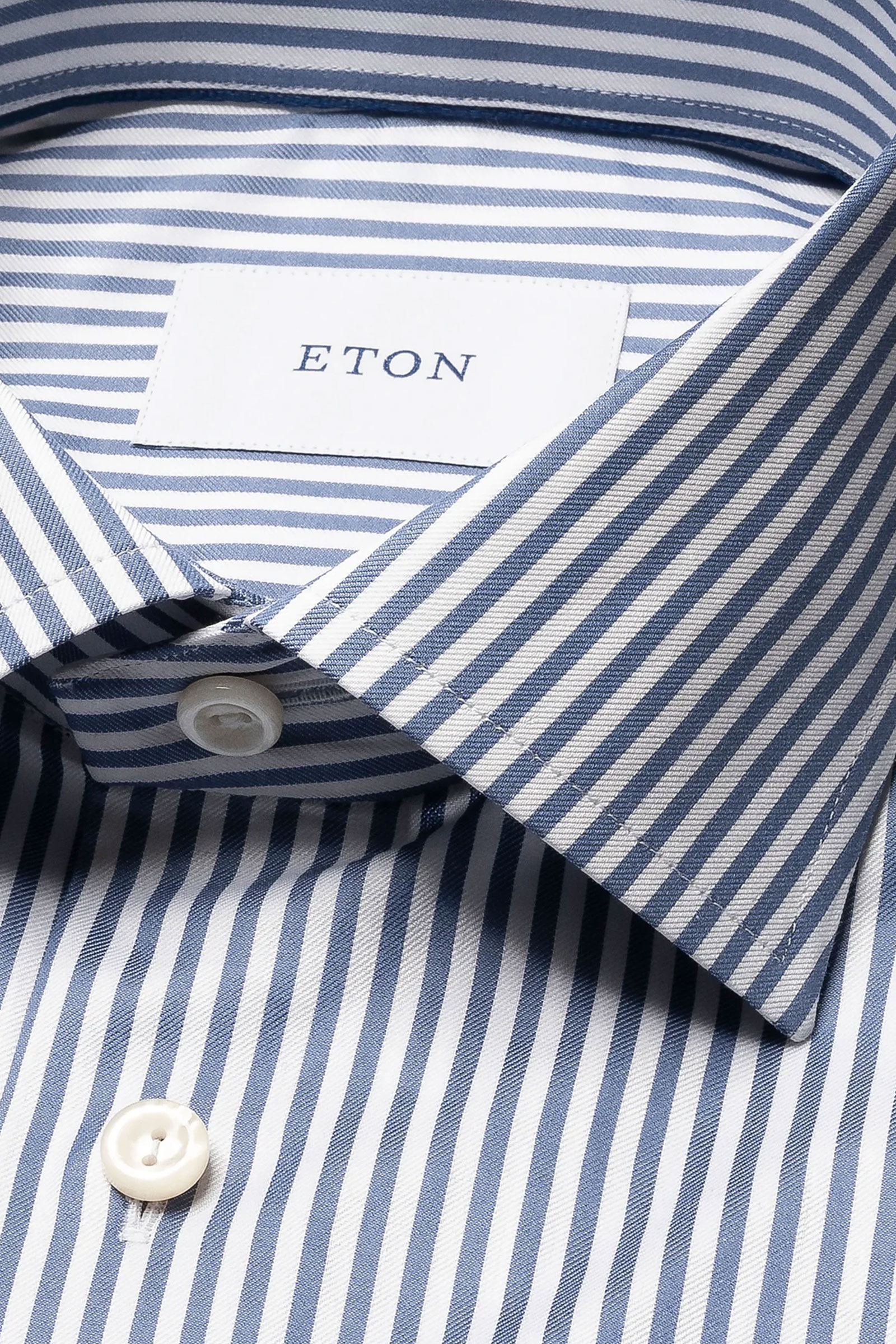Bengal Striped Oxford Shirt, Blå Stripet - Bilde 6