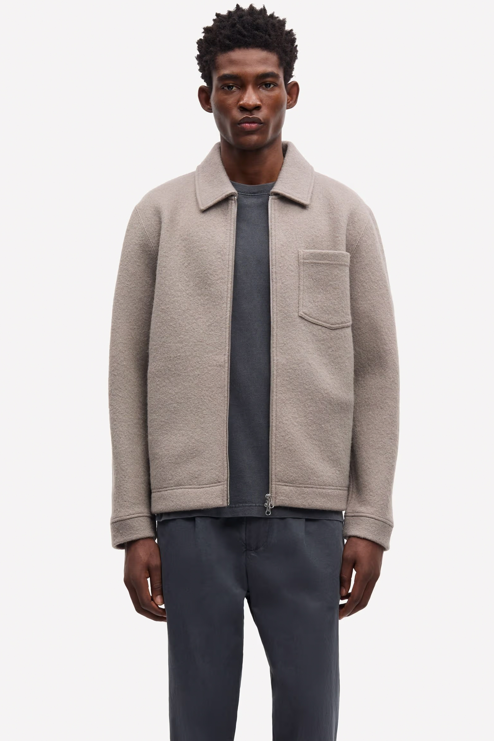Hannes Full Zip, Elephant Skin