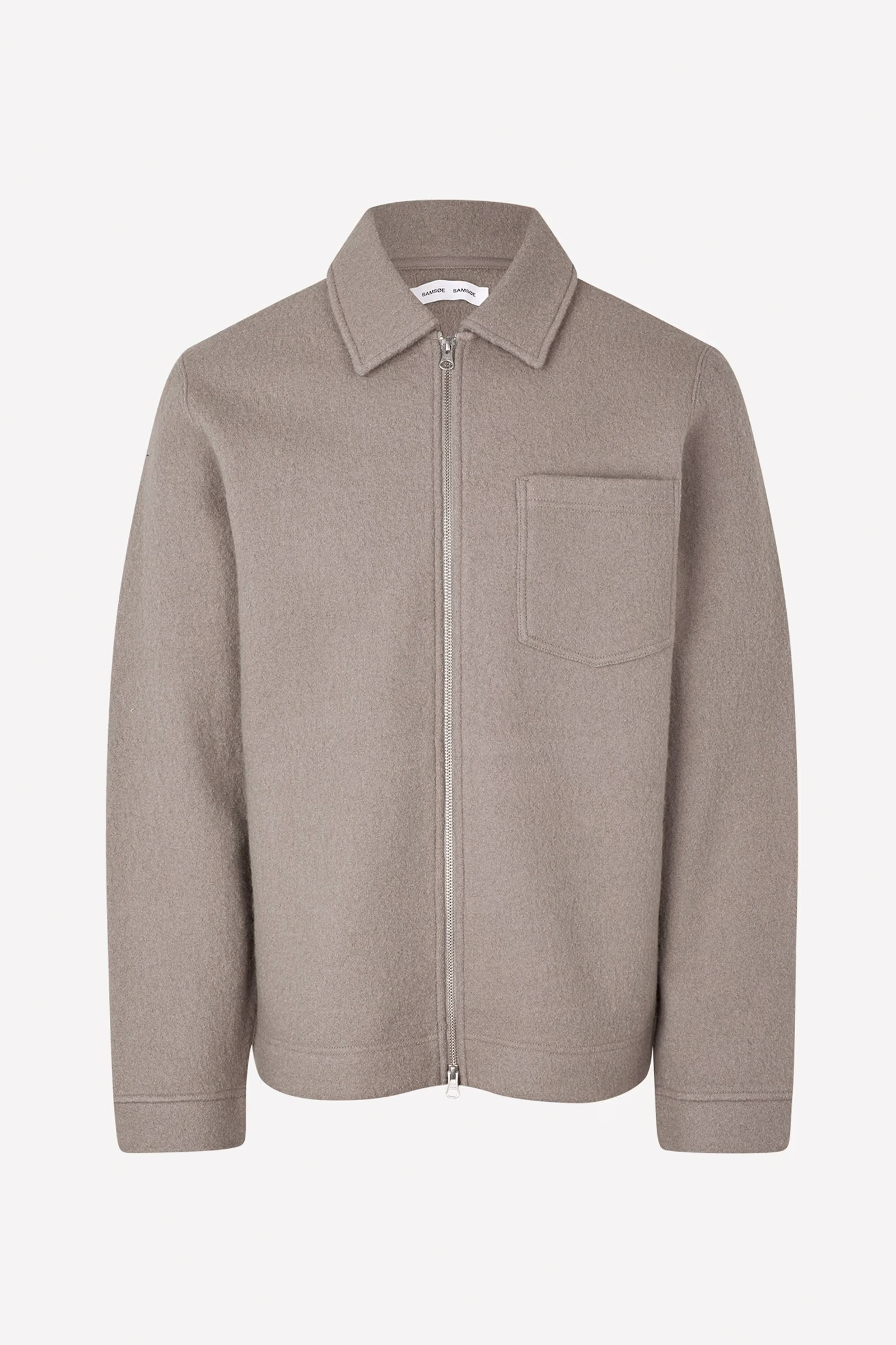 Hannes Full Zip, Elephant Skin - Bilde 3