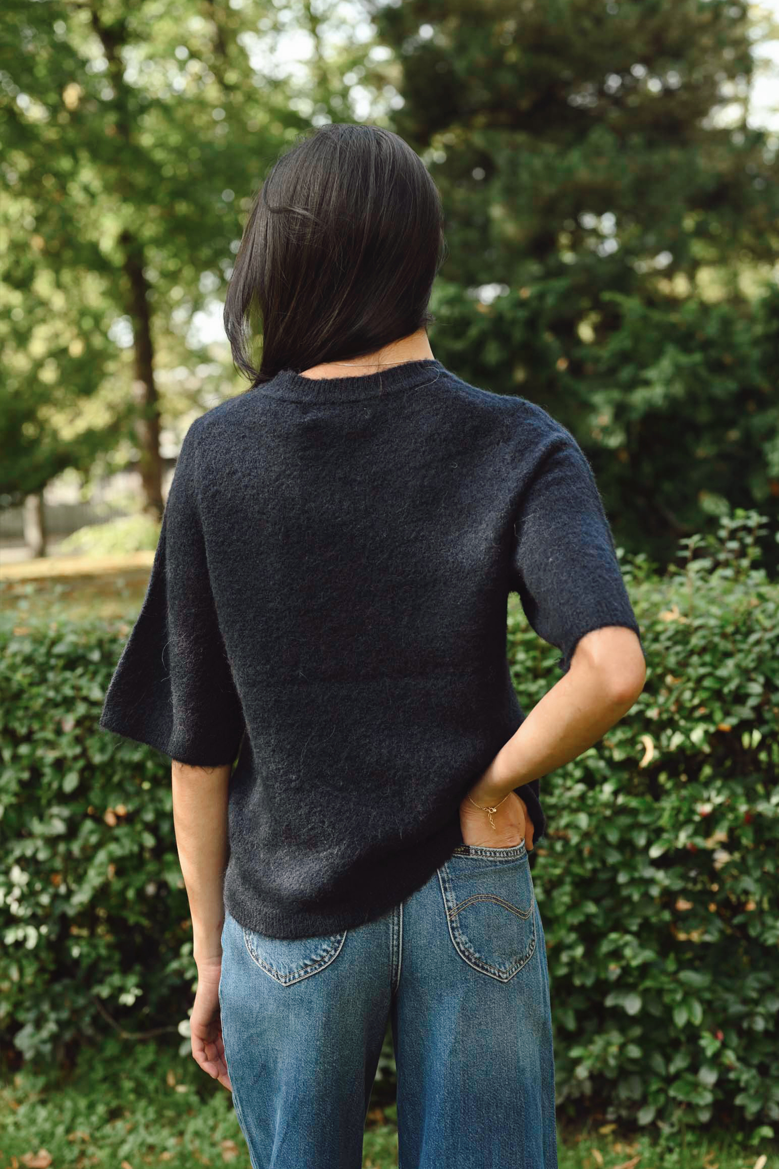 HarrietIW SS Pullover, Marine Blue - Bilde 4