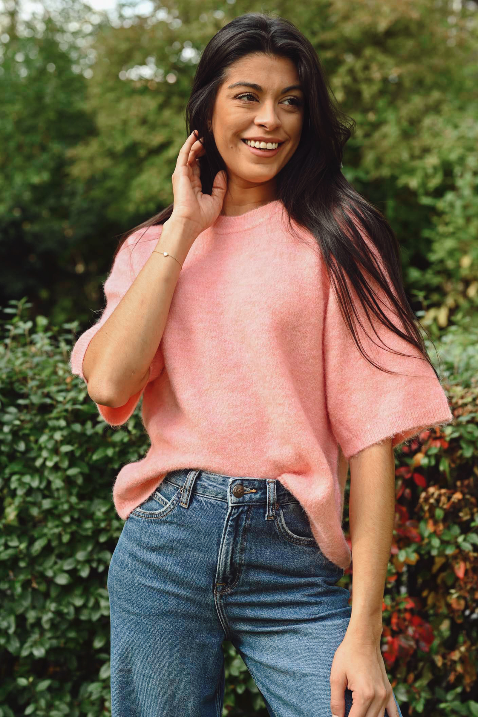 HarrietIW SS Pullover, Silver Pink - Bilde 3
