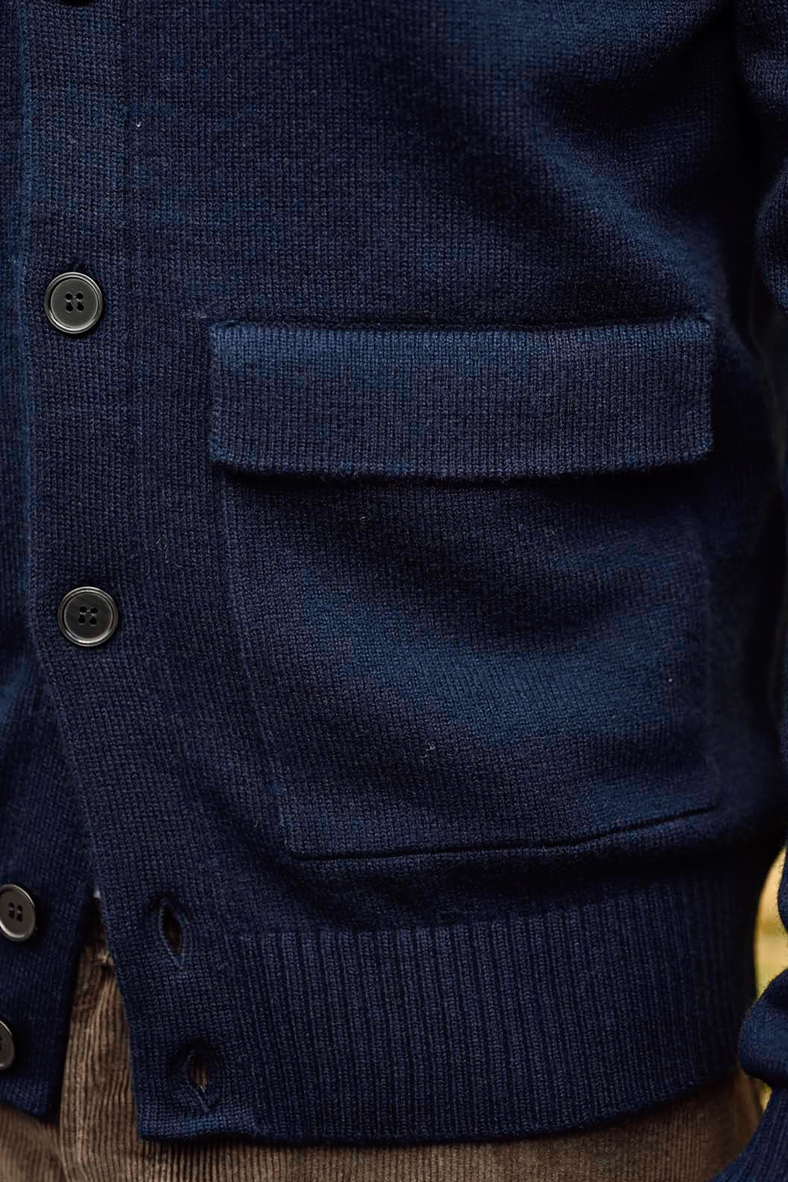 Leo Full Button Cardigan, Mørk Blå - Bilde 9