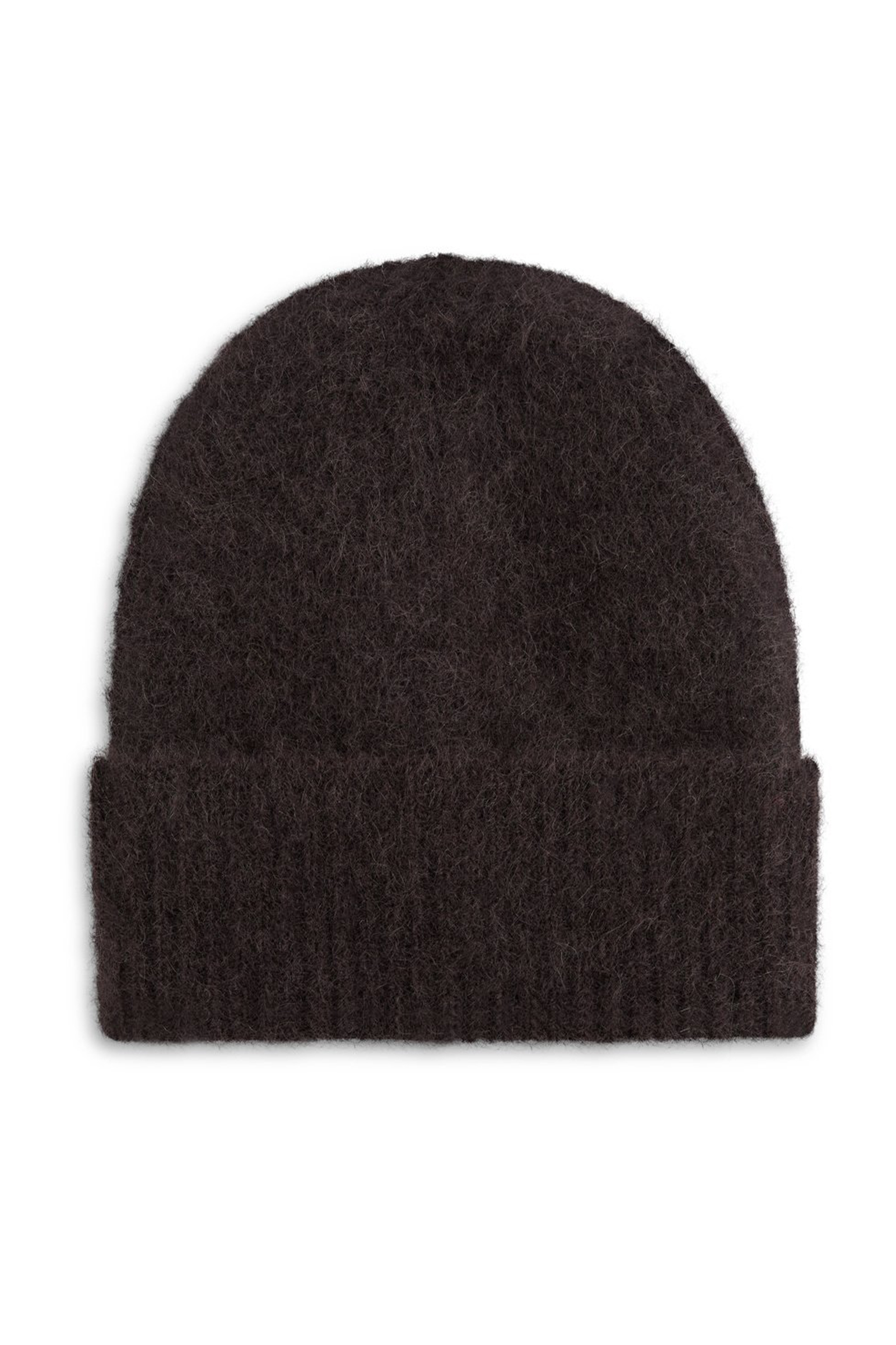 Silje Chunky Hat, Dark Brown - Bilde 2