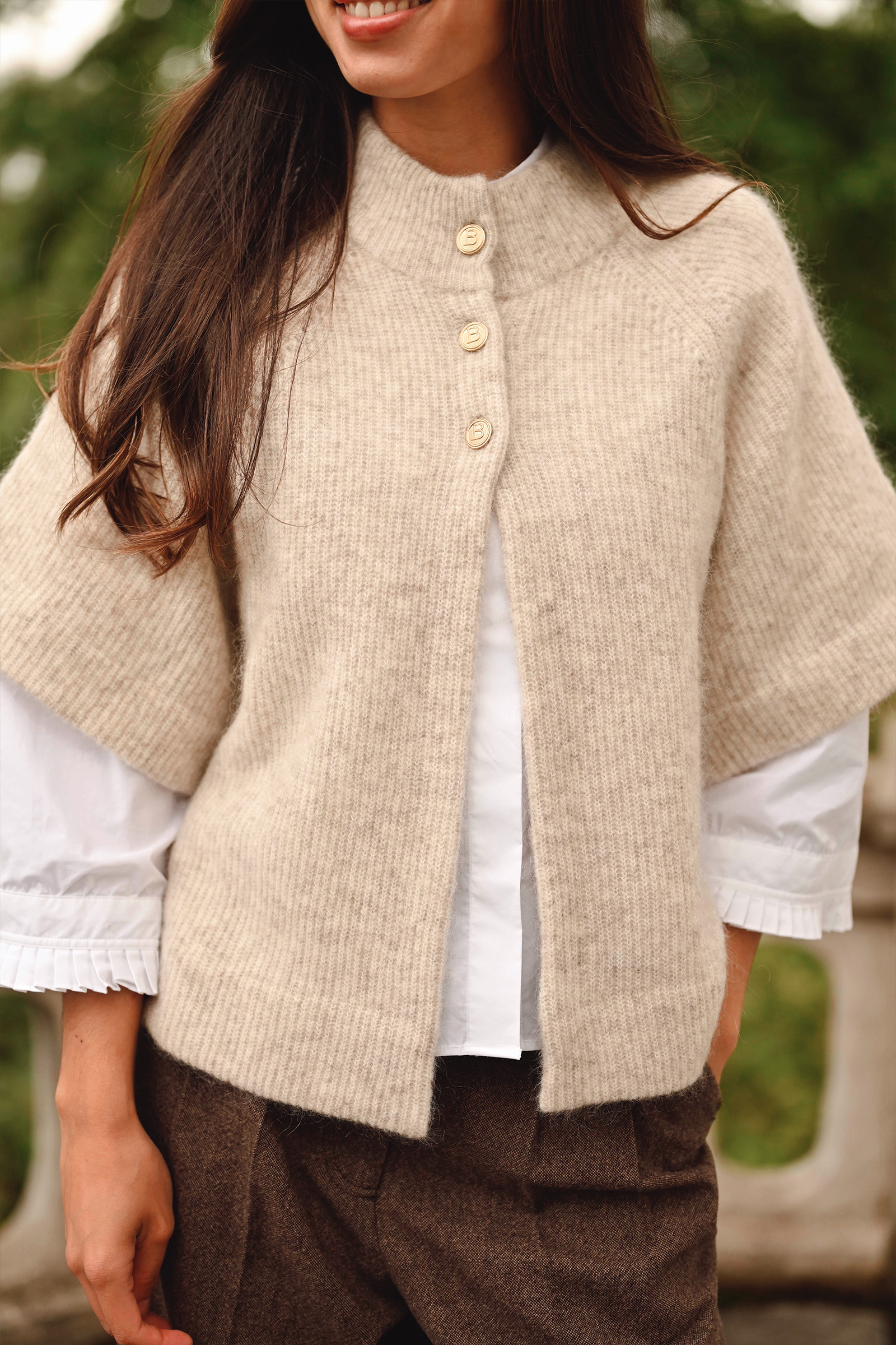 Vilanie Cardigan, Sandstorm Melange - Bilde 2