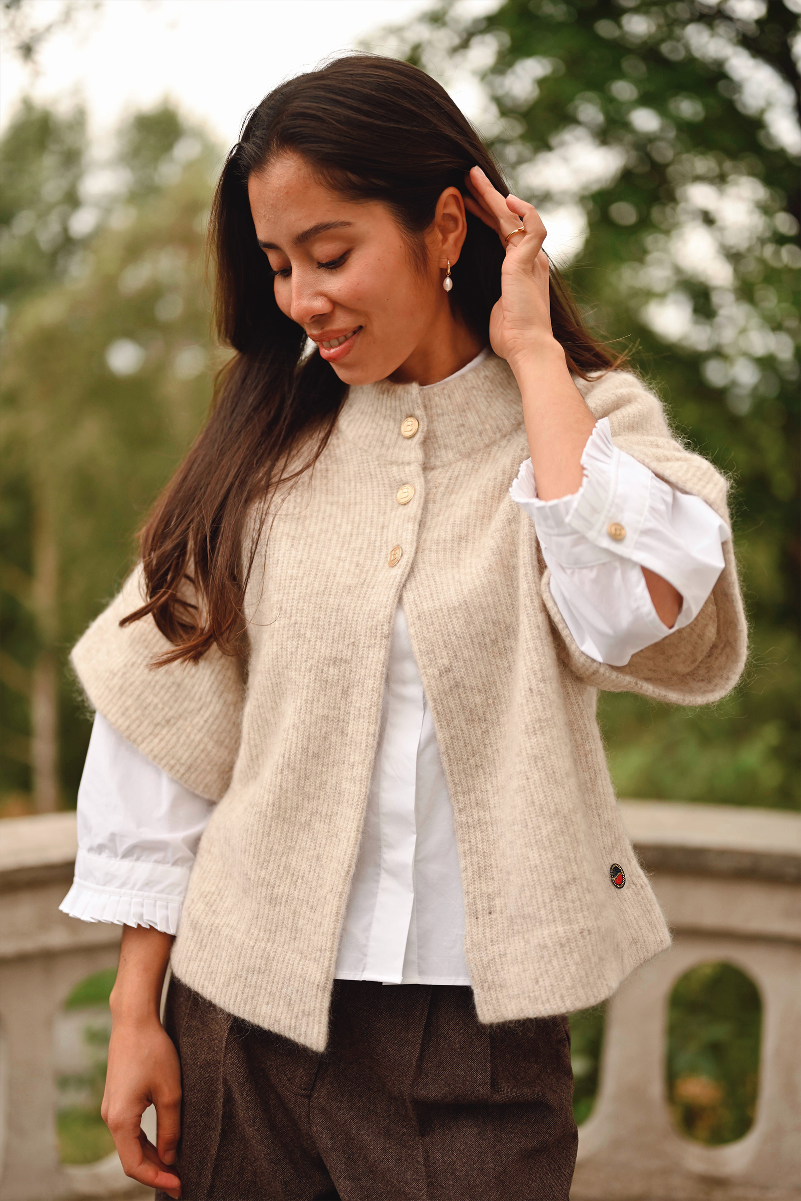 Vilanie Cardigan, Sandstorm Melange - Bilde 4