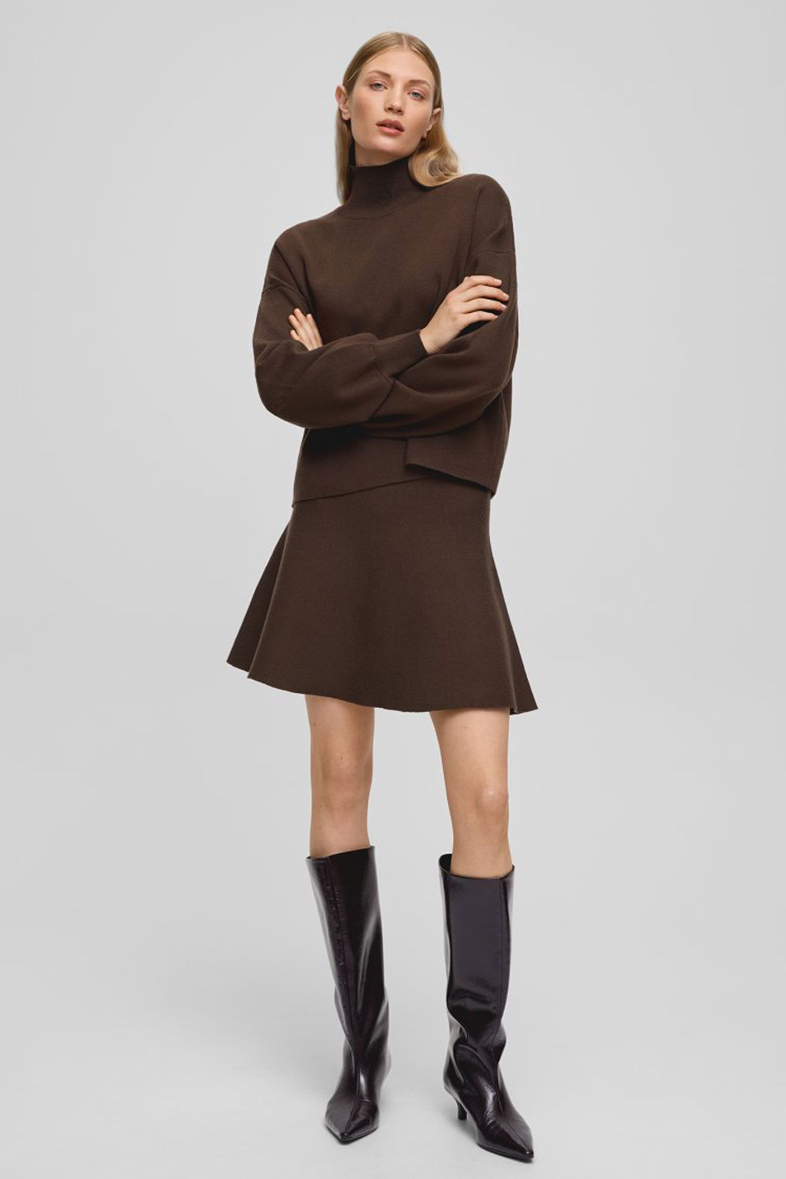 Mercy East Skirt, Slate Black