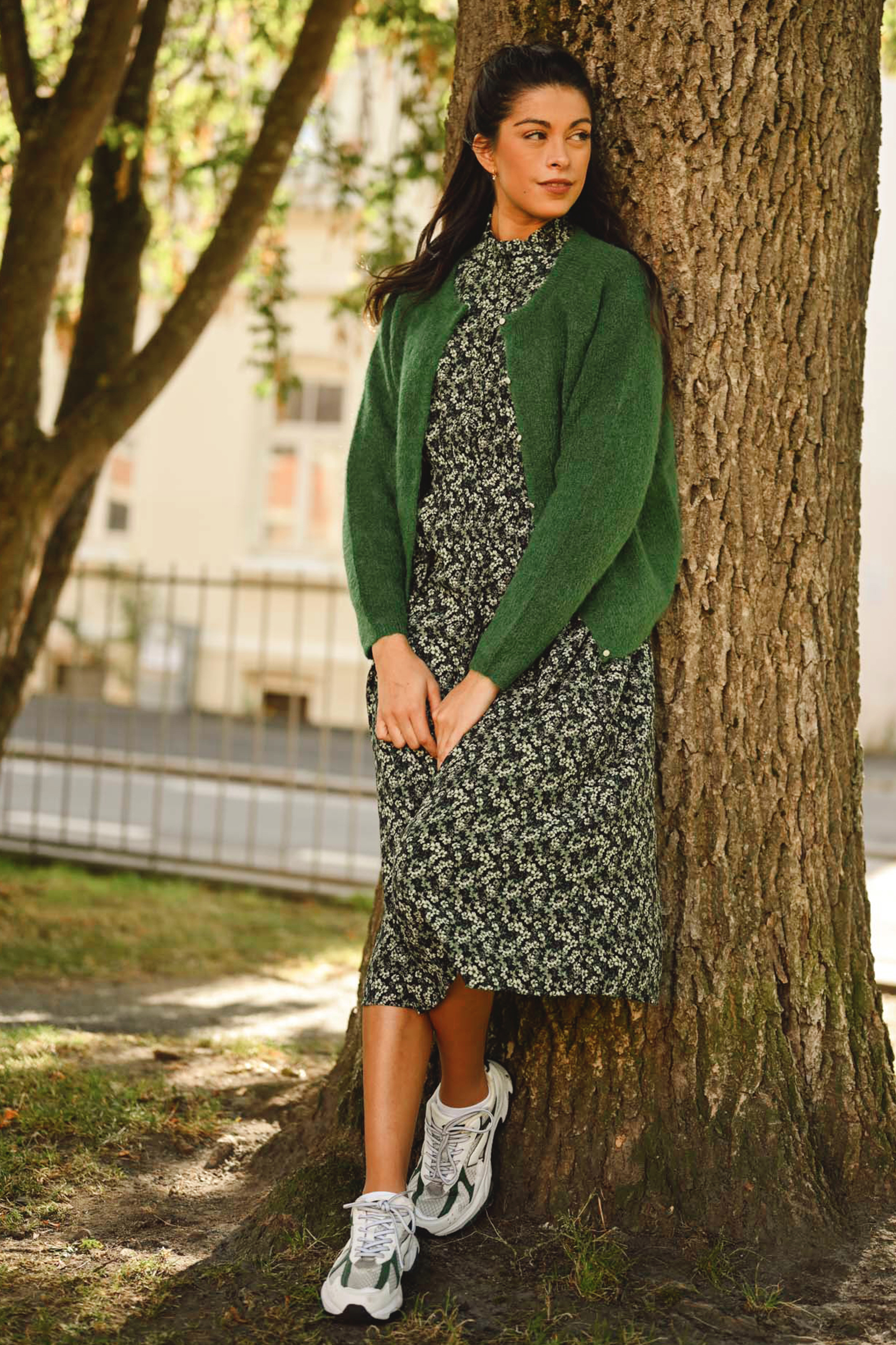 Amalie Cardigan, Eden Flower Melange - Bilde 4