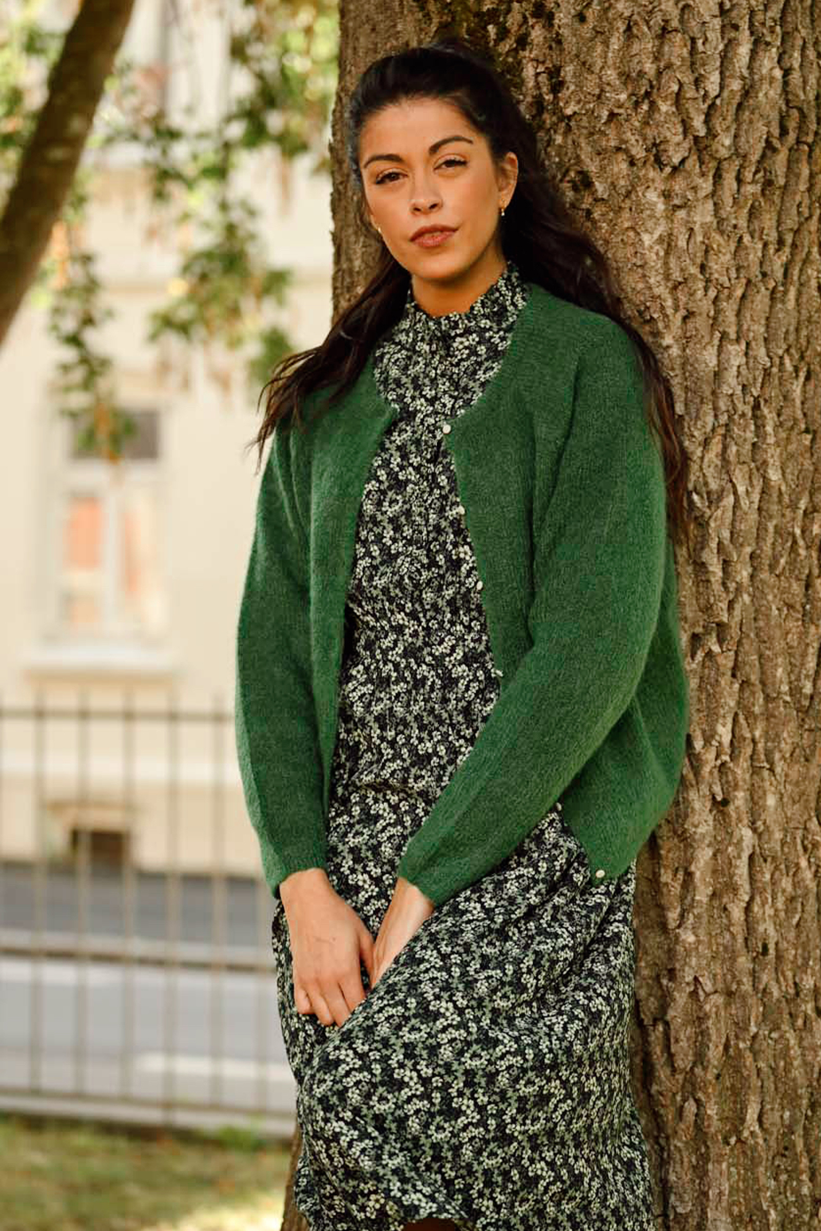 Amalie Cardigan, Eden Flower Melange - Bilde 2