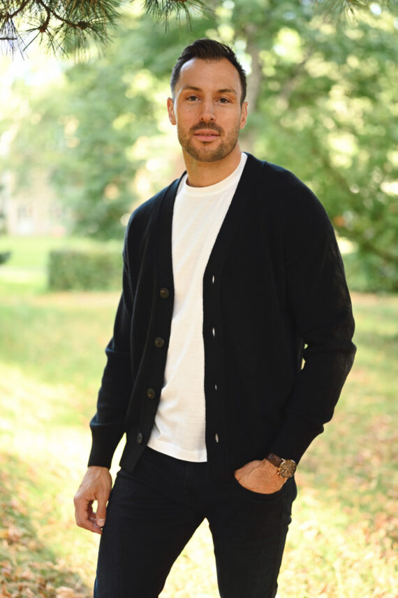 Cardigan Bottoni, Sort