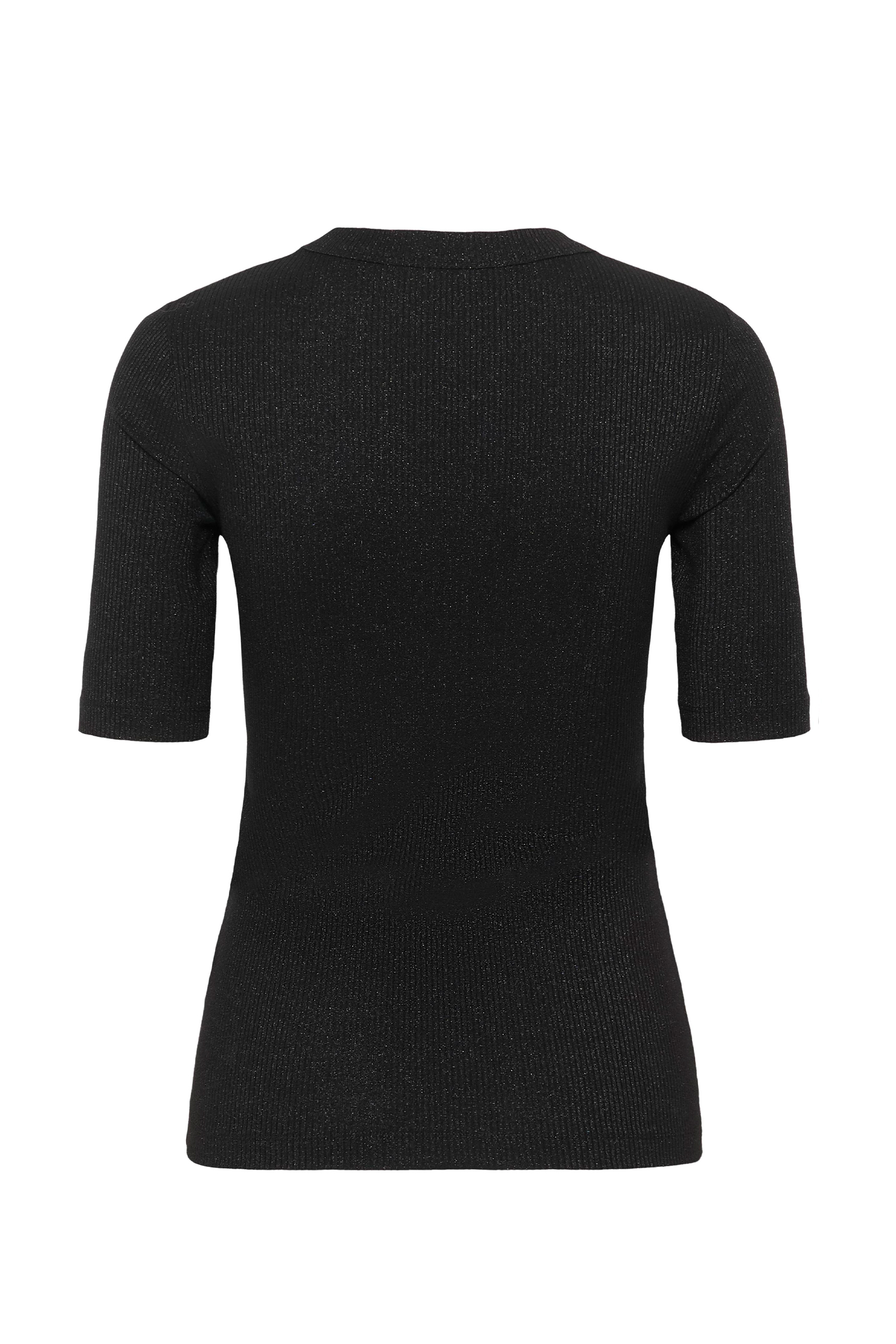 Dagna IW Lurex T-Shirt, Black - Bilde 9