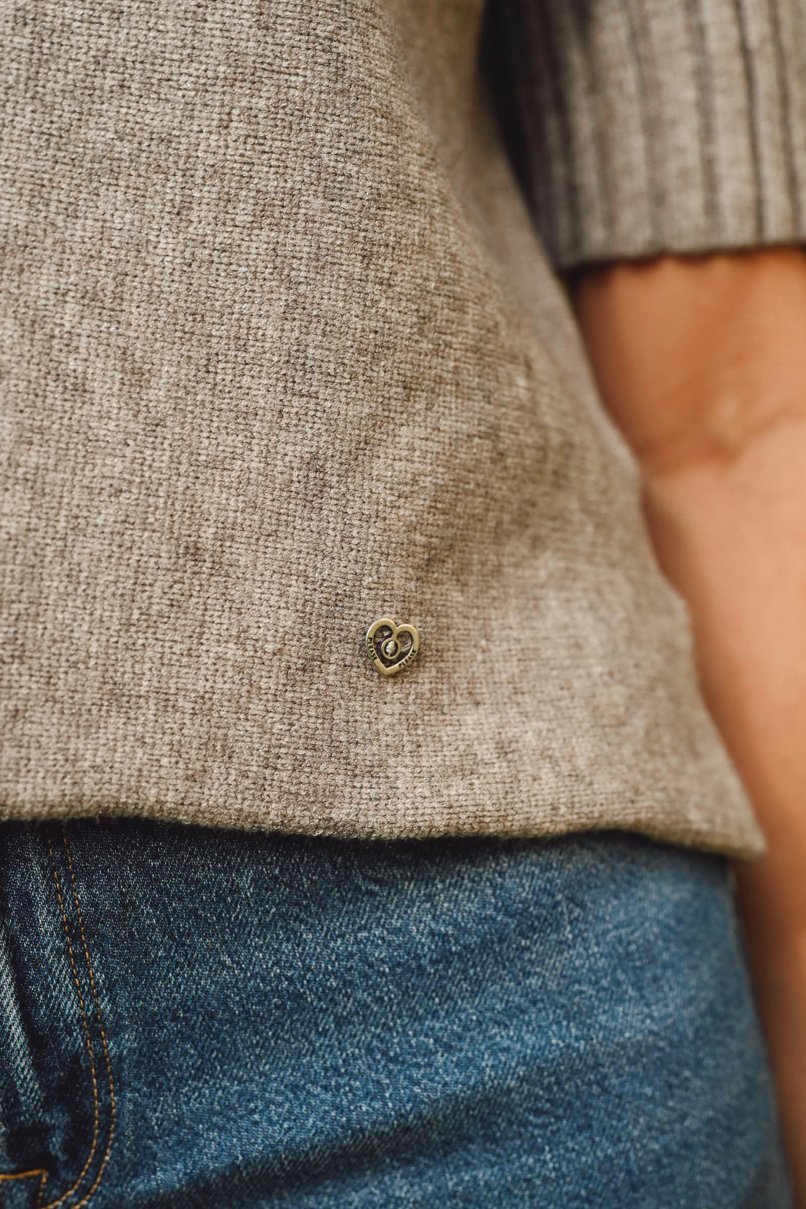 Turtleneck Sweat, Brun - Bilde 4