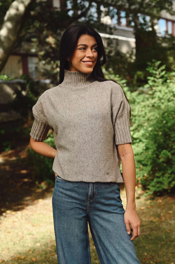 Turtleneck Sweat, Brun