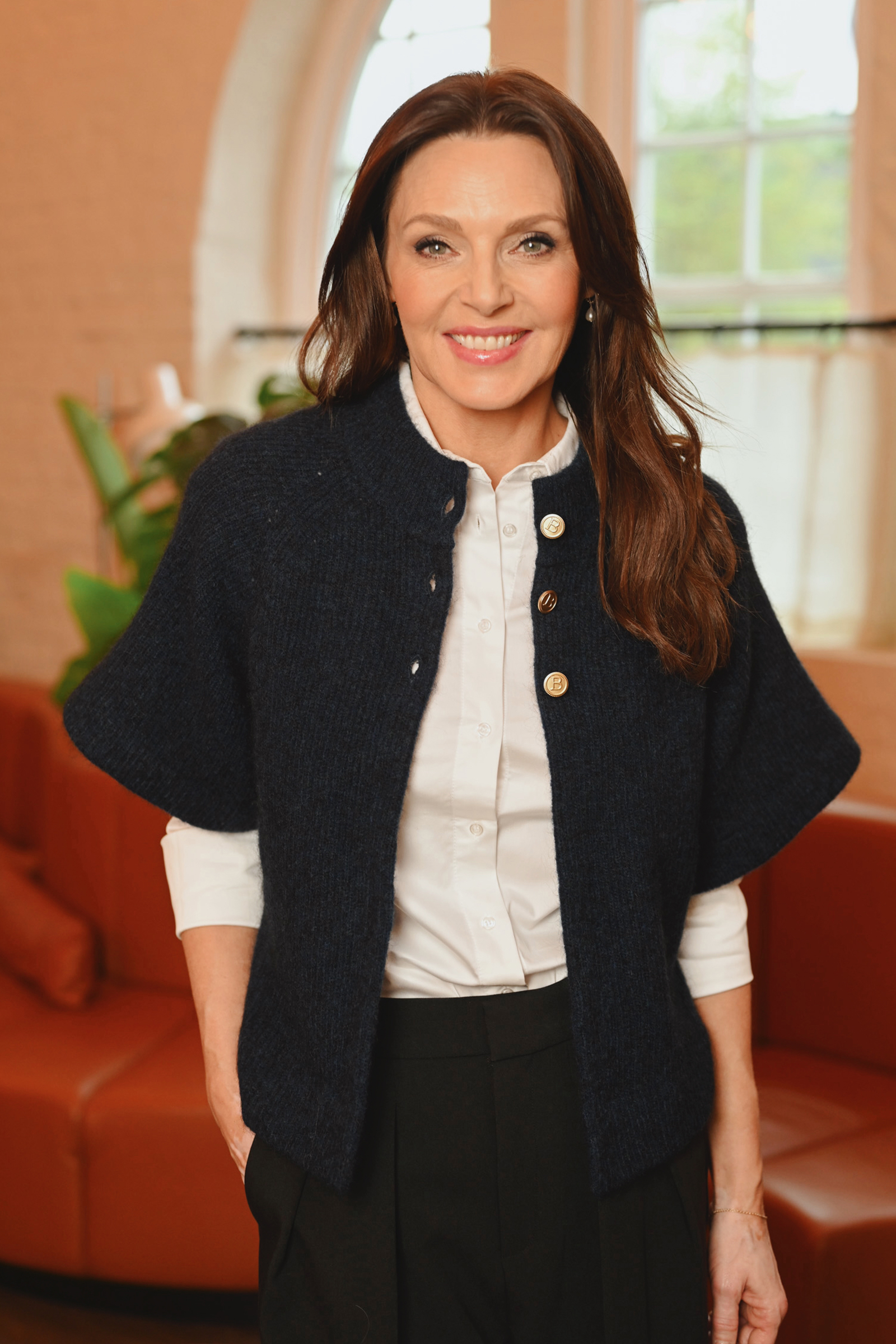 Vilanie Cardigan, Dark Blue Melange - Bilde 3