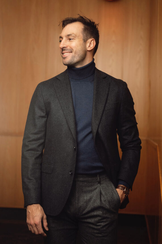 Turtleneck, Mørk Blå