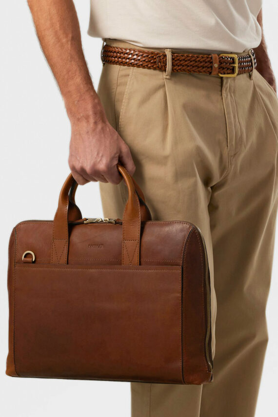 Gustav Computer Bag 15", Brun