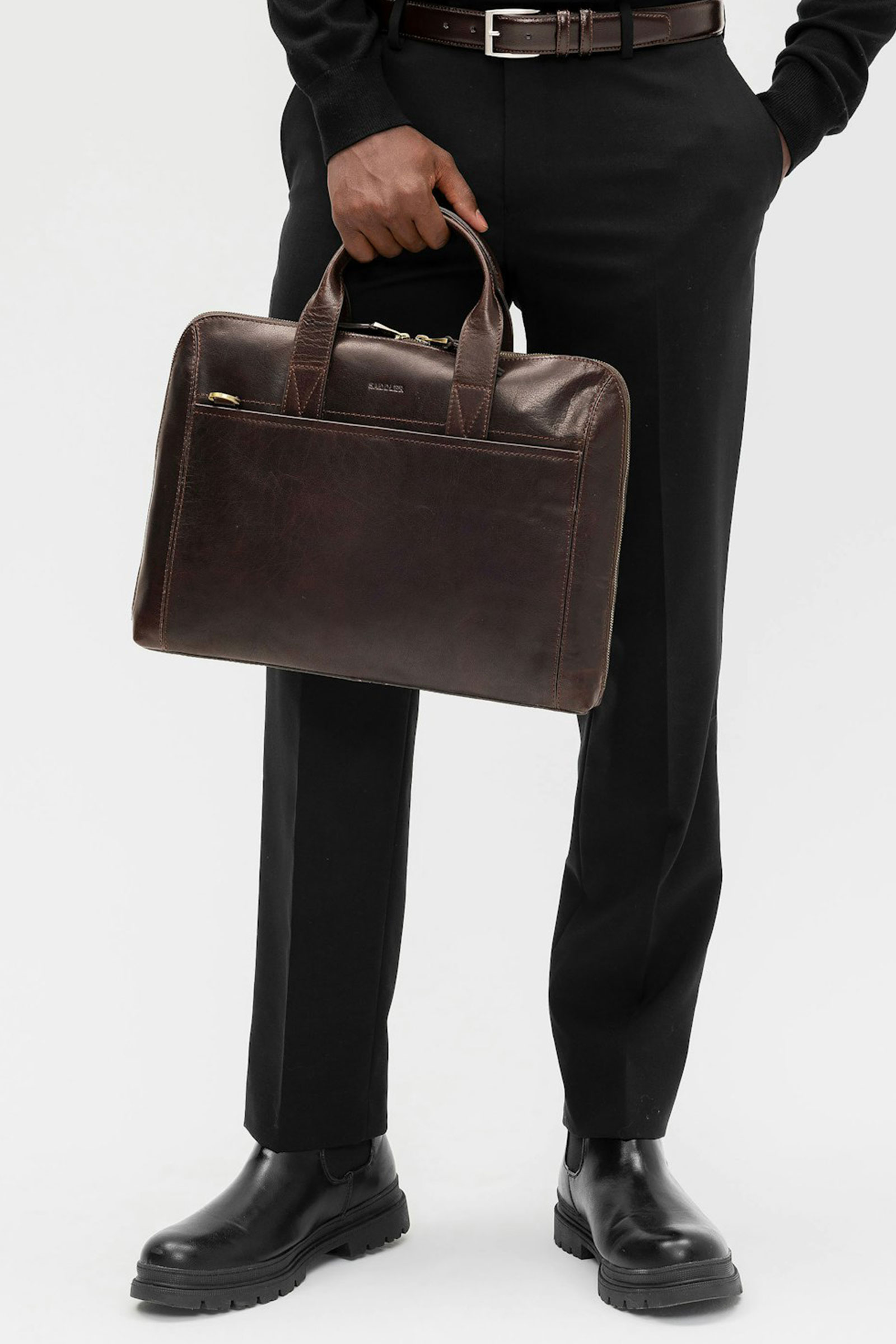 Gustav Computer Bag 15", Mørkebrun - Bilde 4
