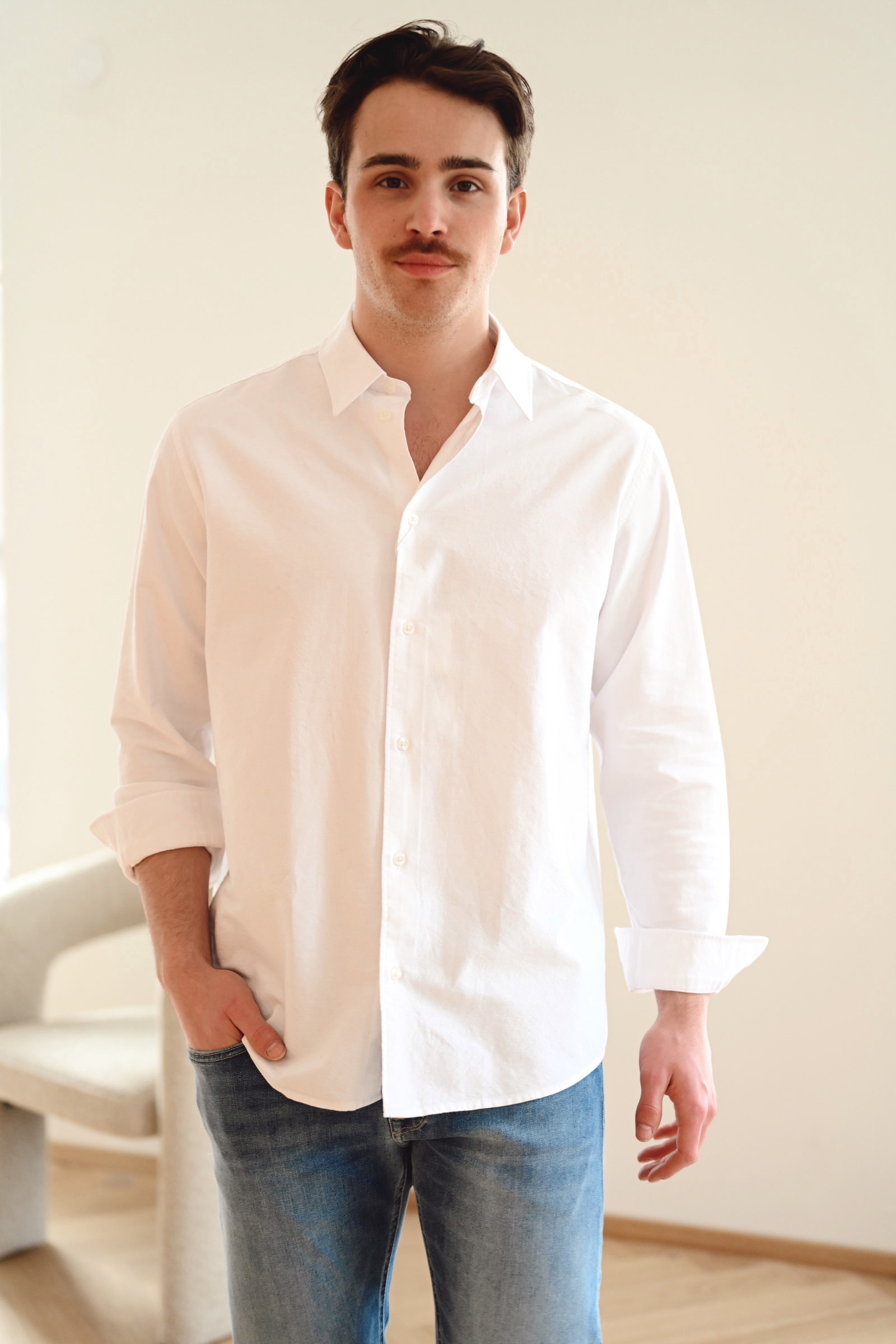 Sadamon X Shirt, White - Bilde 2
