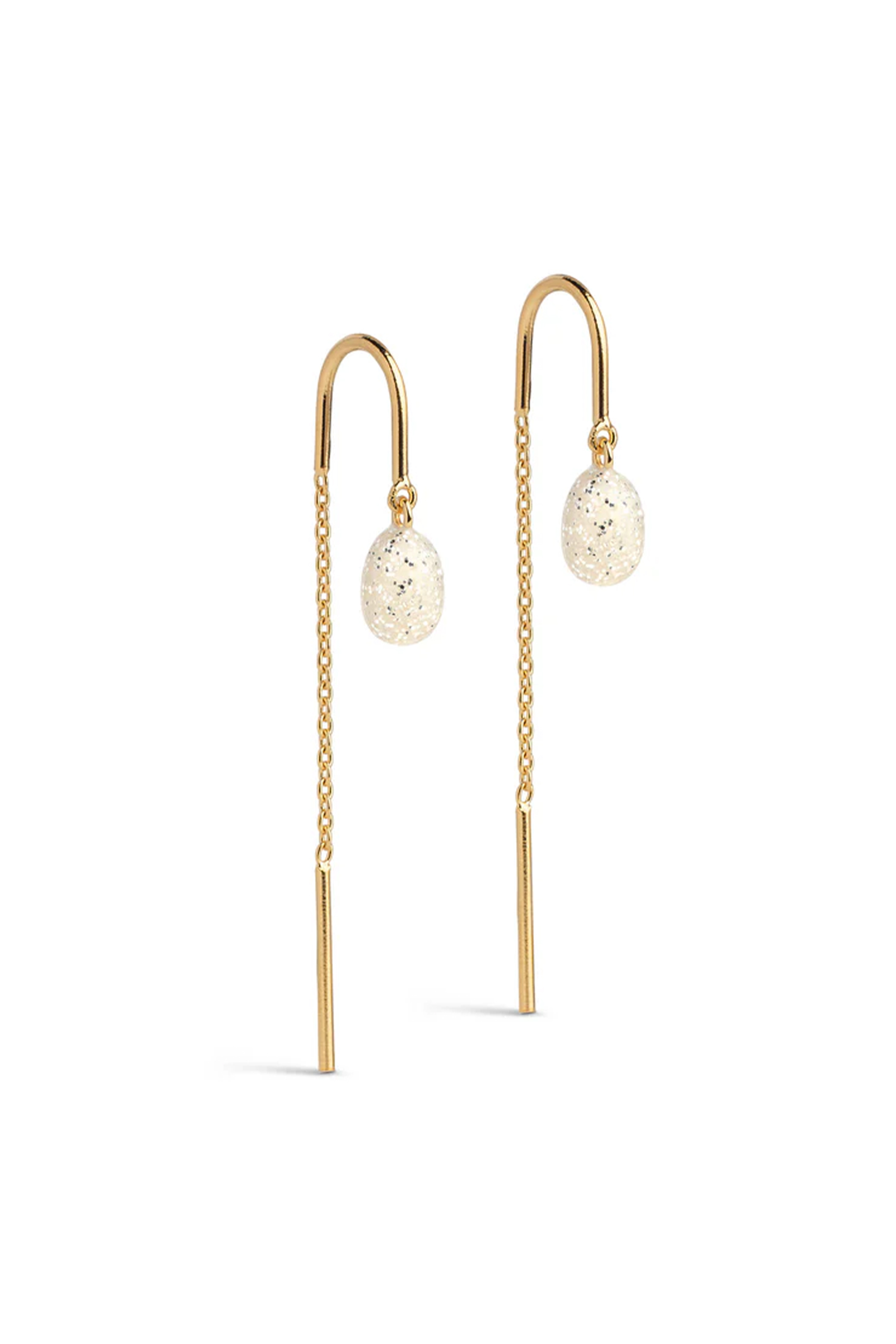 Eleanor Sparkling Earrings, Gull - Bilde 3