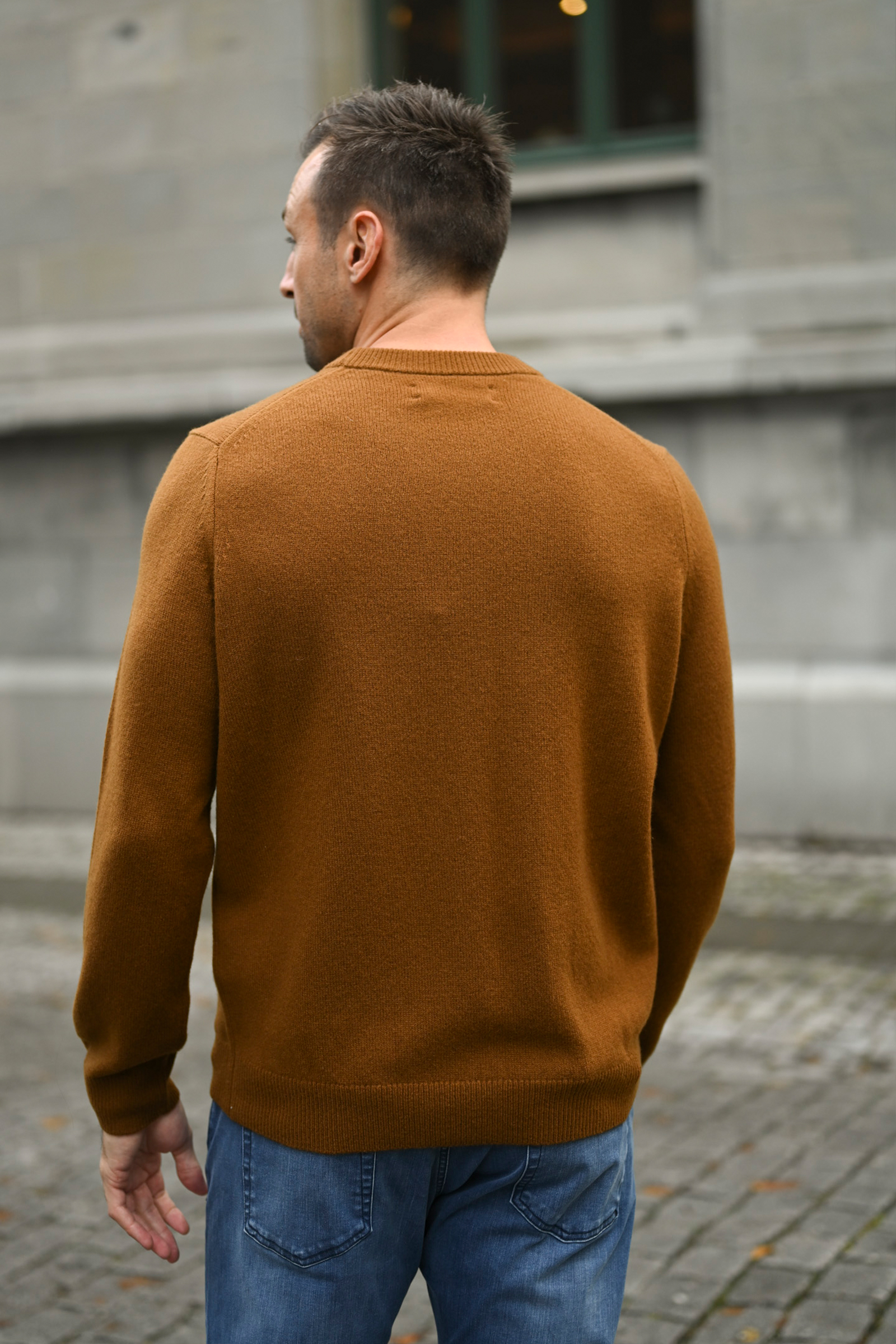 Isak Sweater, Mørk Oransje - Bilde 3