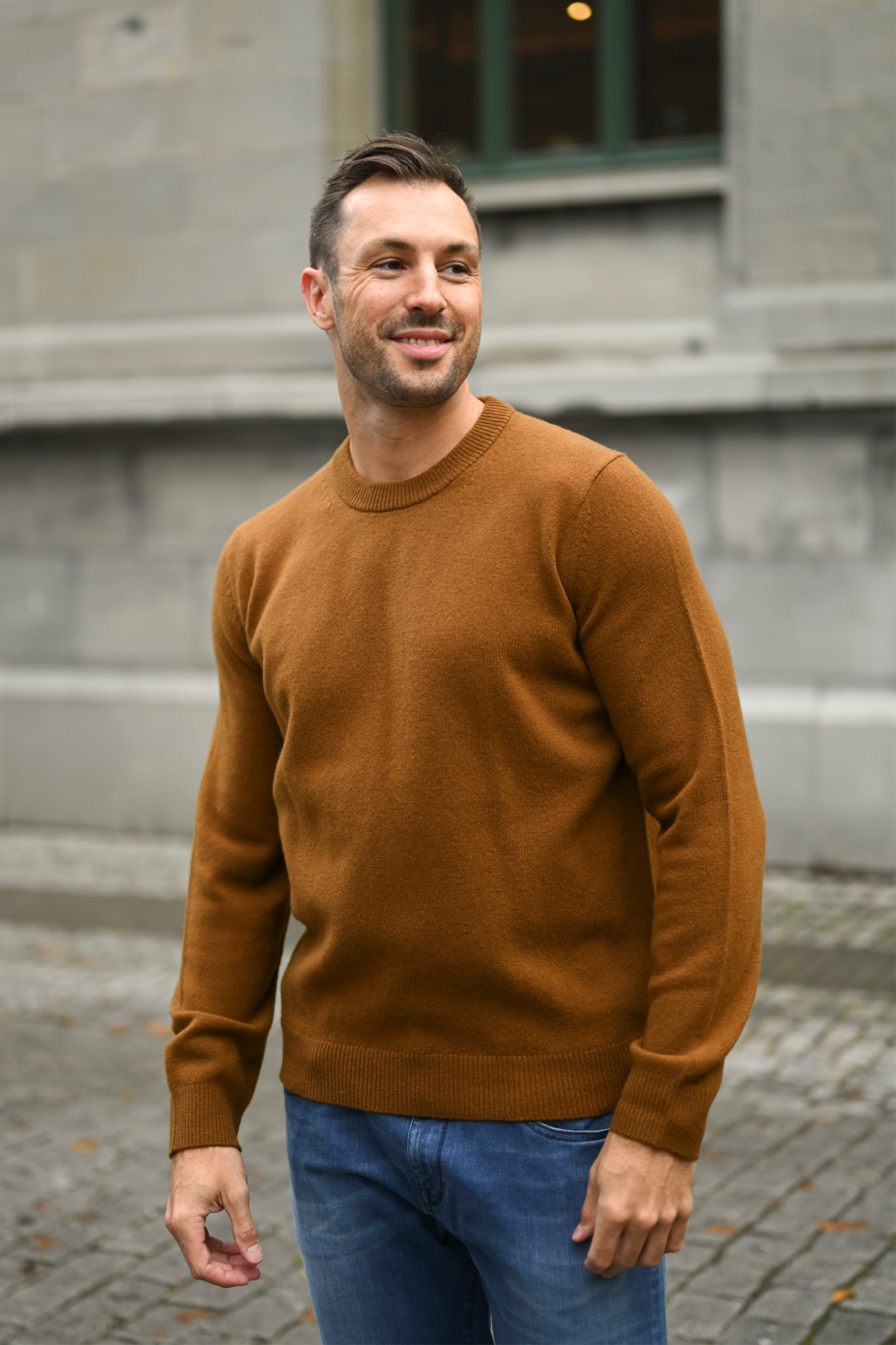 Isak Sweater, Mørk Oransje - Bilde 2
