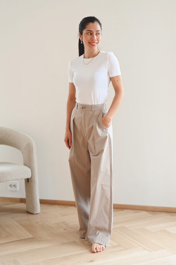Posy IW Wide Pant, Clay