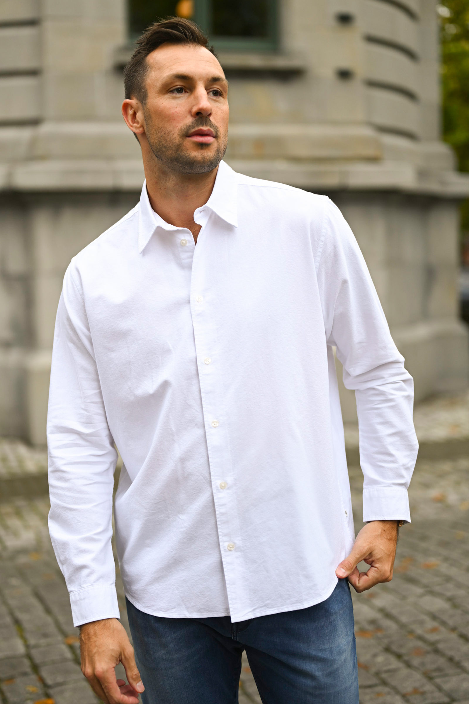 Sadamon X Shirt, White - Bilde 3
