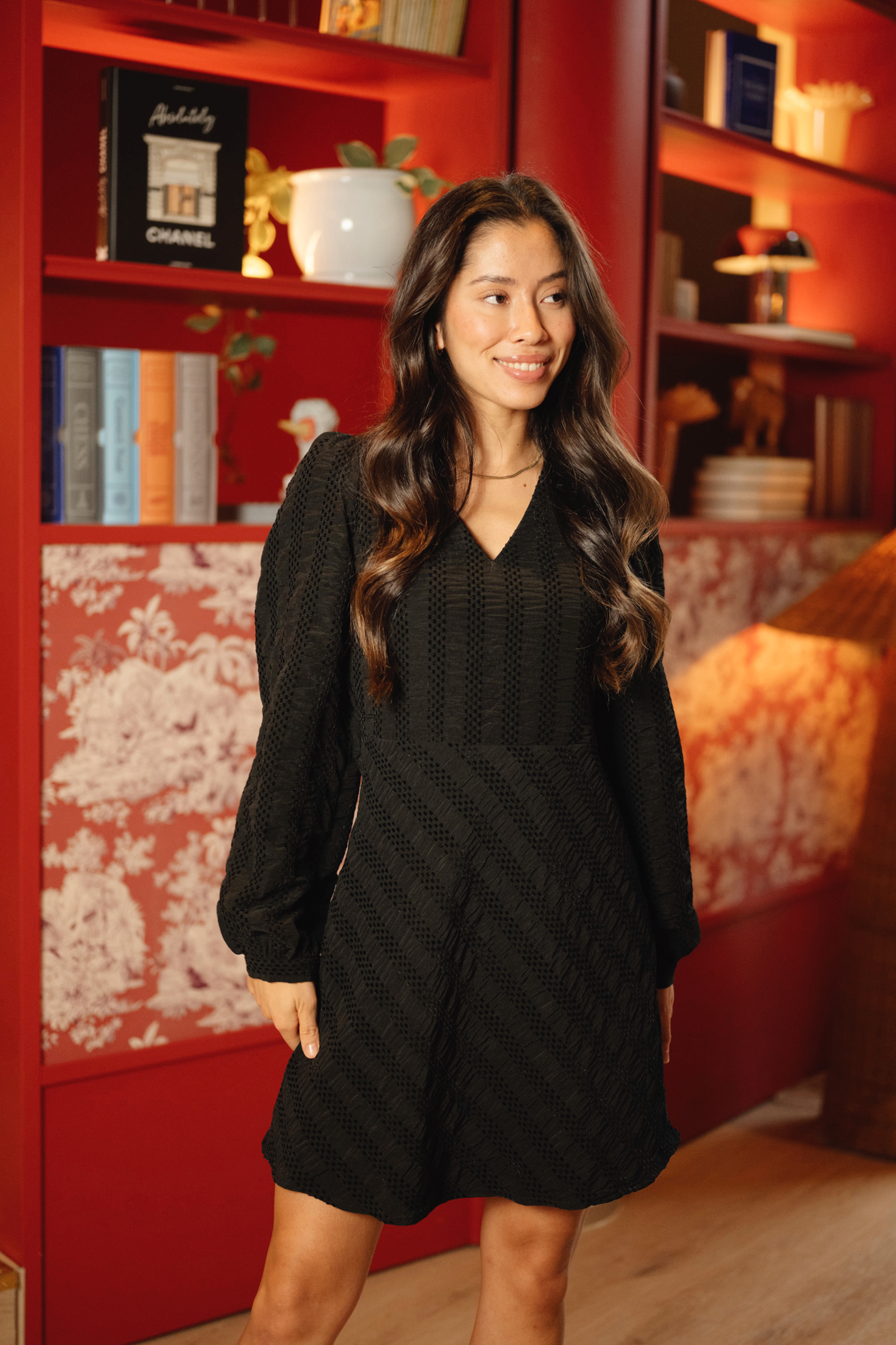 Salahai Dress, Black - Bilde 3
