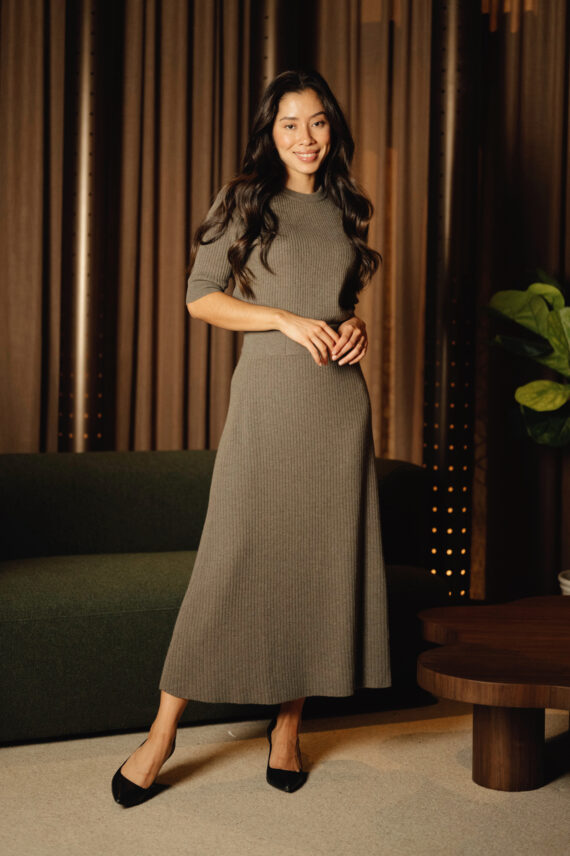 Winnie Merino Skirt, Wood