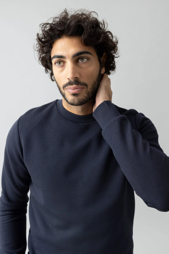 Gabel Crew Neck, Salute Navy