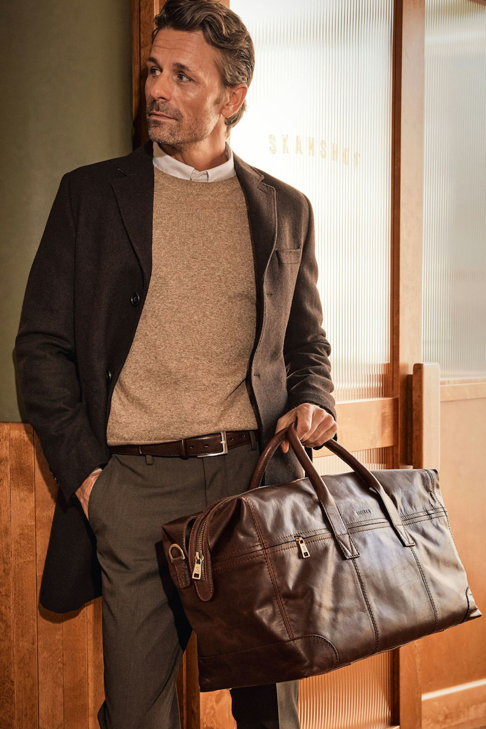 Metz Weekend Bag, Mørk Brun - Bilde 3