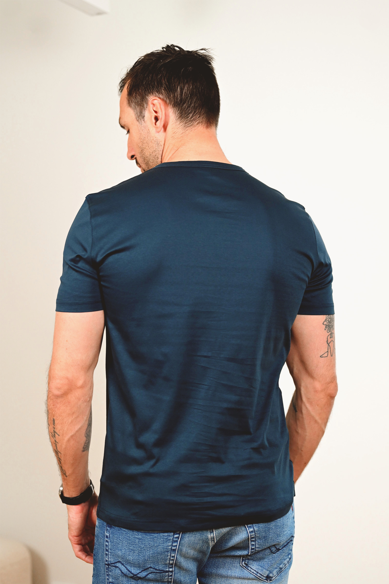 Perry T-Shirt, Navy - Bilde 3