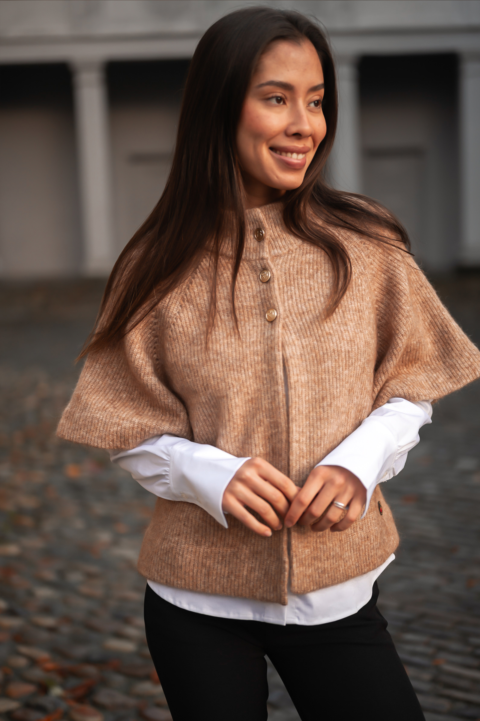 Vilanie Cardigan, Salty Caramel - Bilde 2