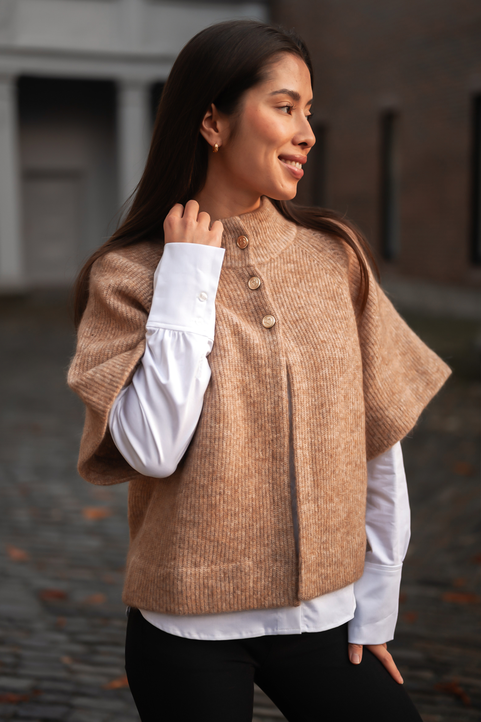 Vilanie Cardigan, Salty Caramel - Bilde 3
