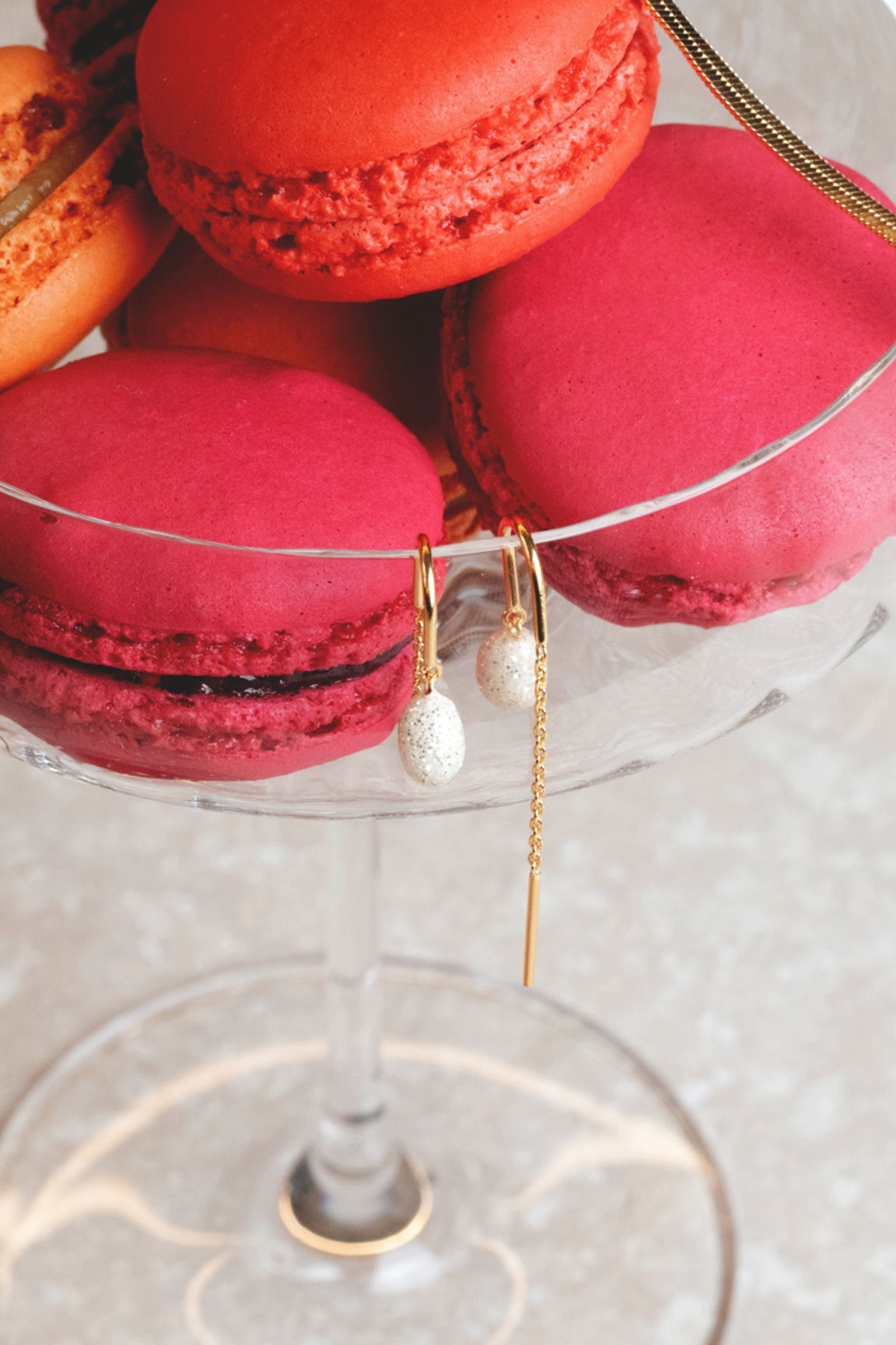 Eleanor Sparkling Earrings, Gull