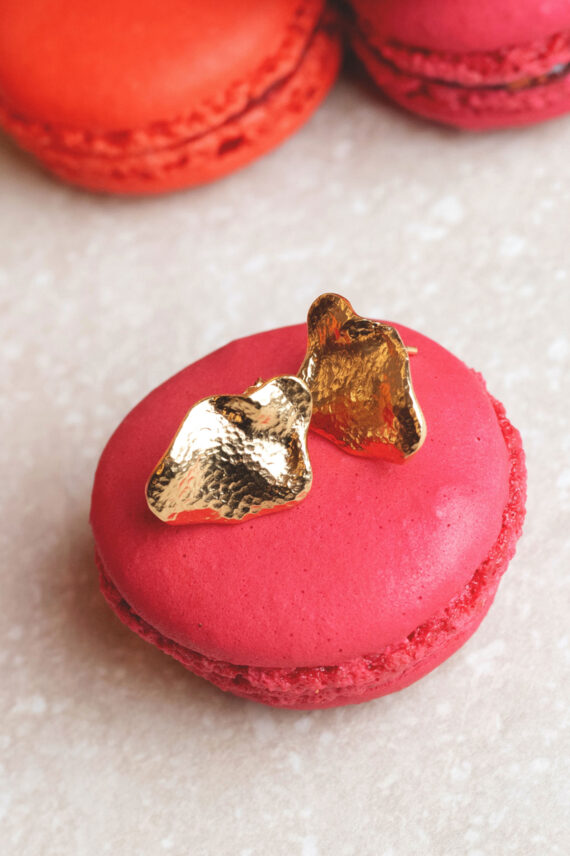 Maia Large Studs, Gull