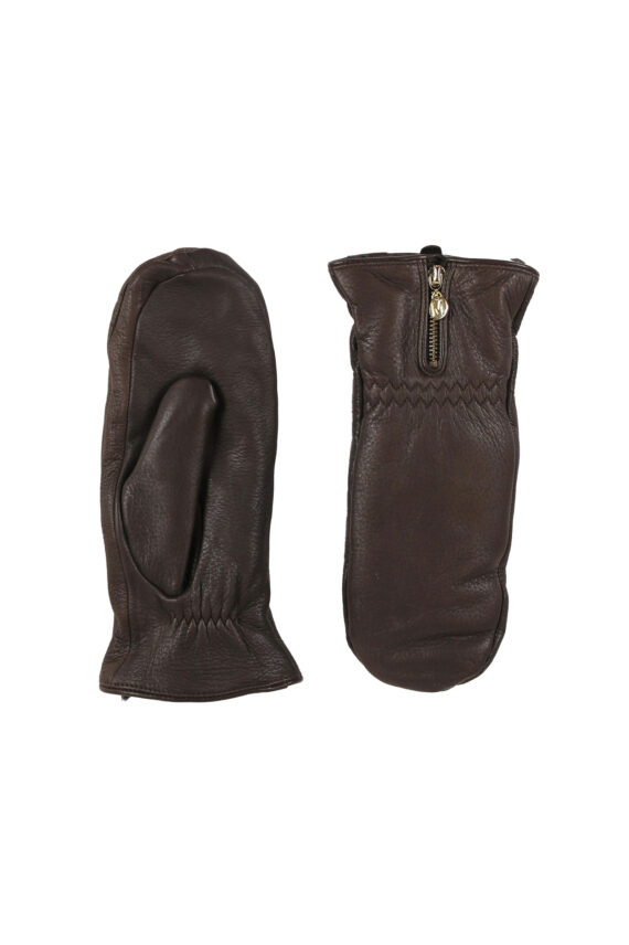 New Sandra Mitten, Dark Brown