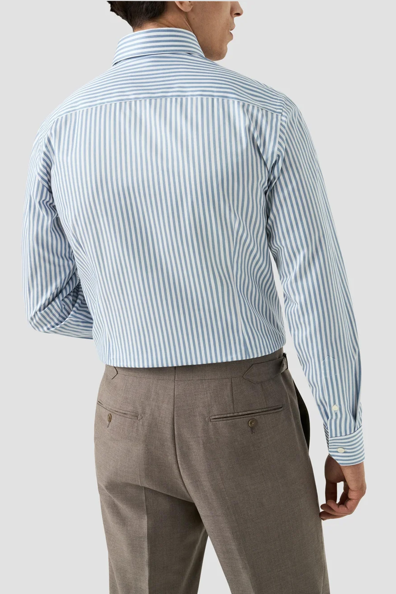 Slim Bengal Striped Signature Twill Shirt, Blue - Bilde 7