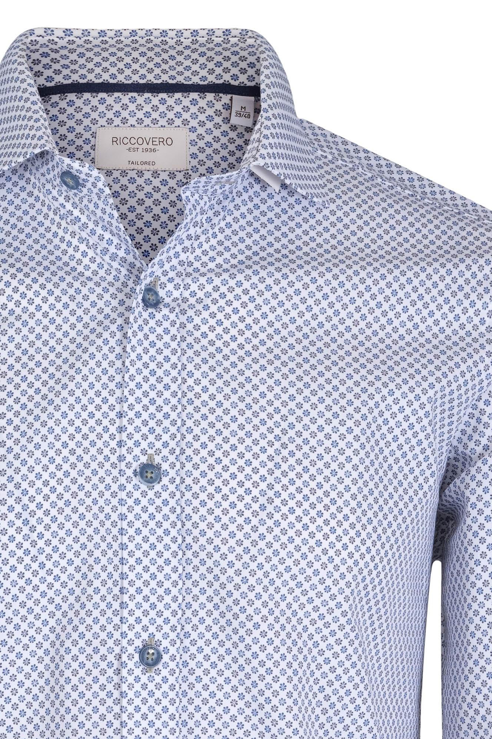 Leo Tailor Fit, Blå Mønstret - Bilde 2