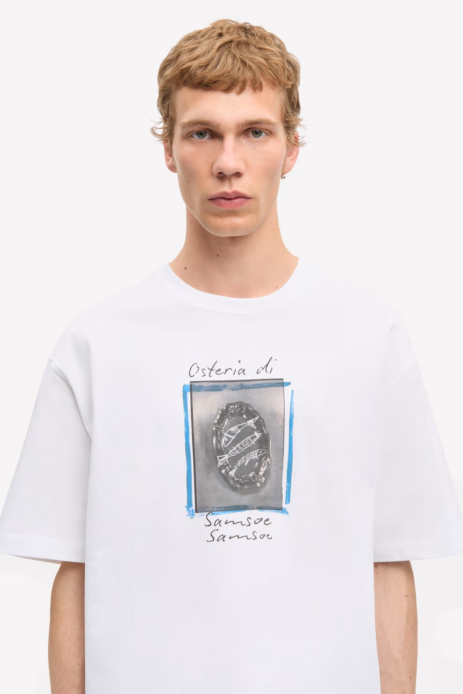 Sagergei T-Shirt 15316, White Osteria - Bilde 2