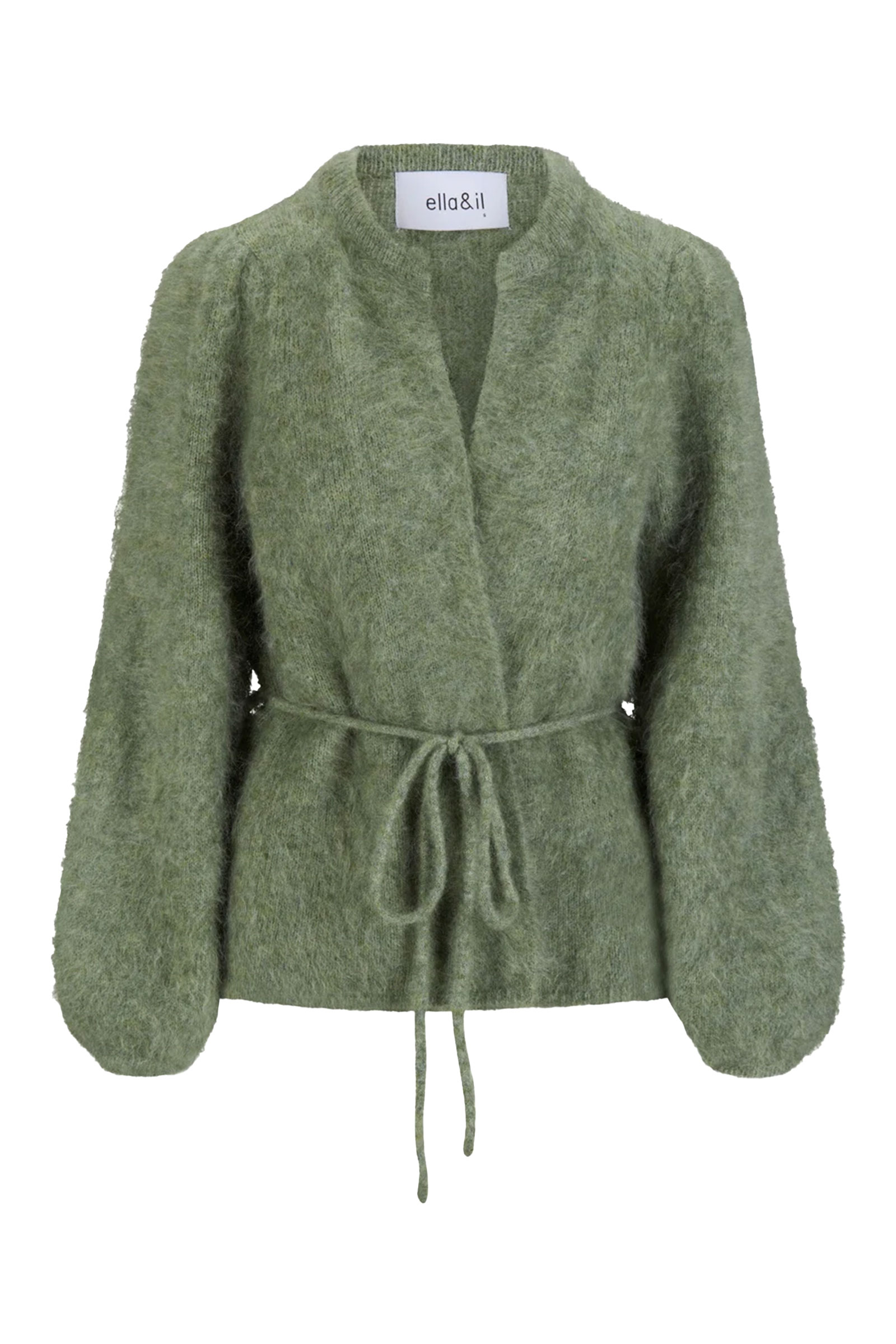 Fredrikke Chunky Cardigan, Sage Green - Bilde 2