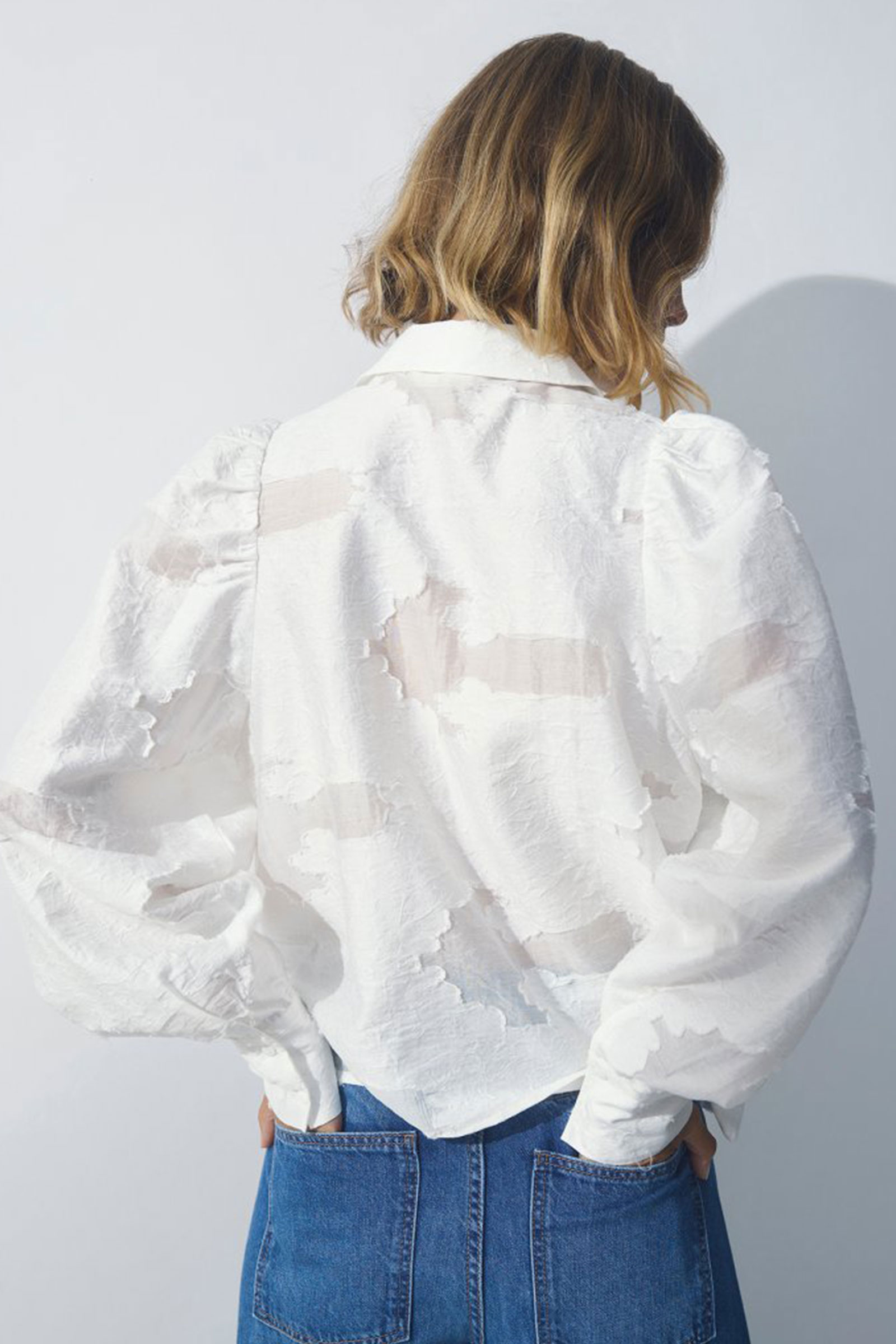 Orkidea Shirt, White - Bilde 8