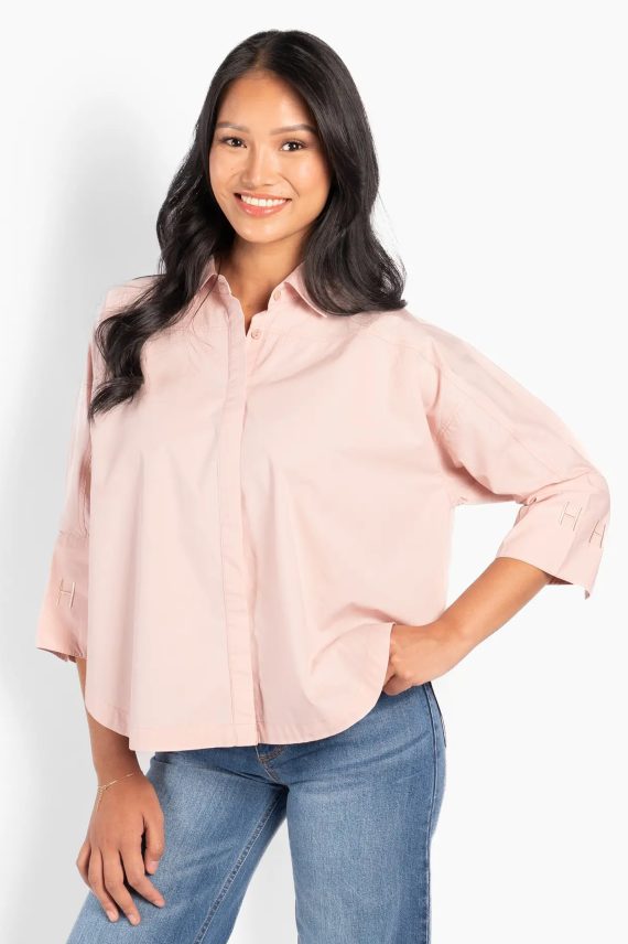 Arya Shirt, Rose Smoke