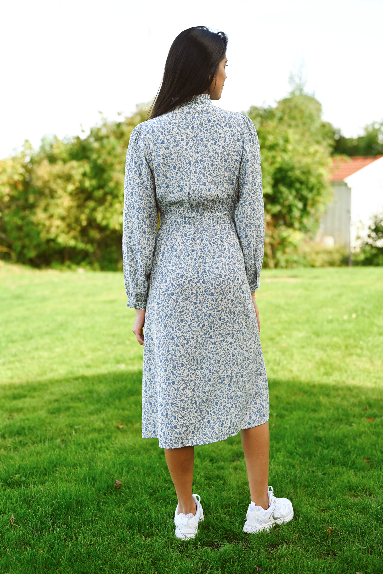 Astrid Midi Dress, Quiet Harbor Flowers - Bilde 6