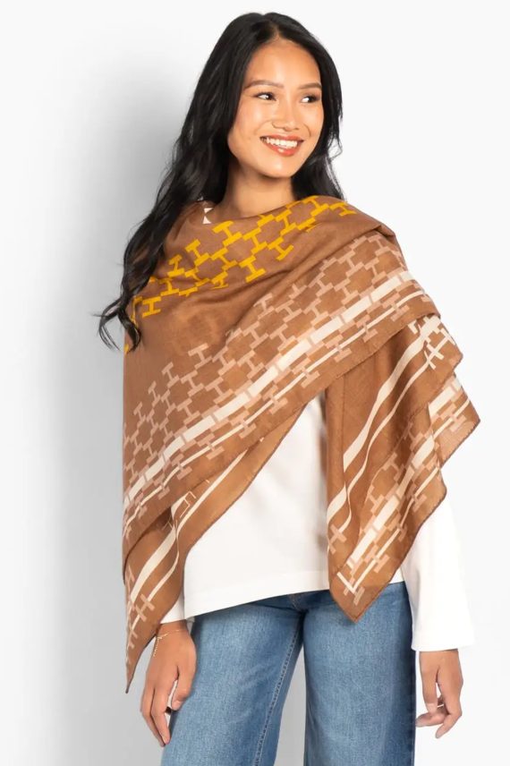 Dora Scarf, Mocha Mousse