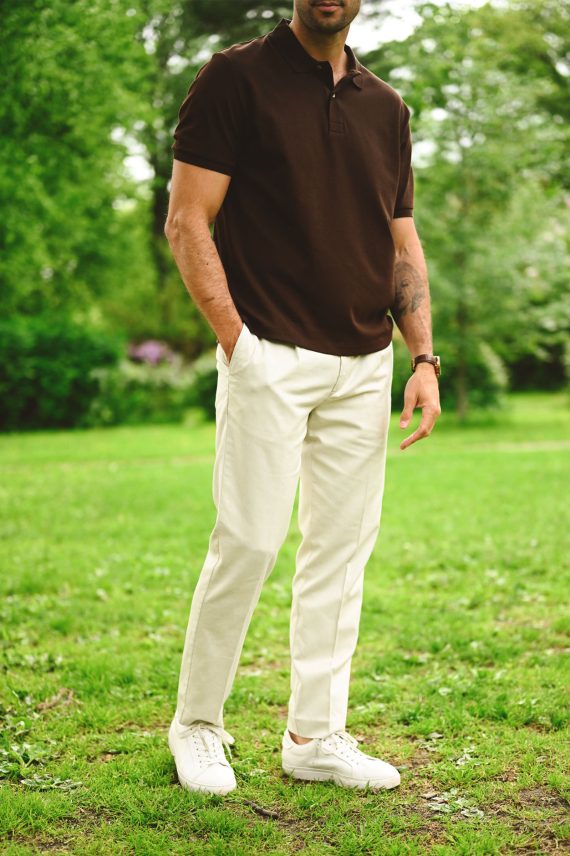 Slim Smart Pants, Sand