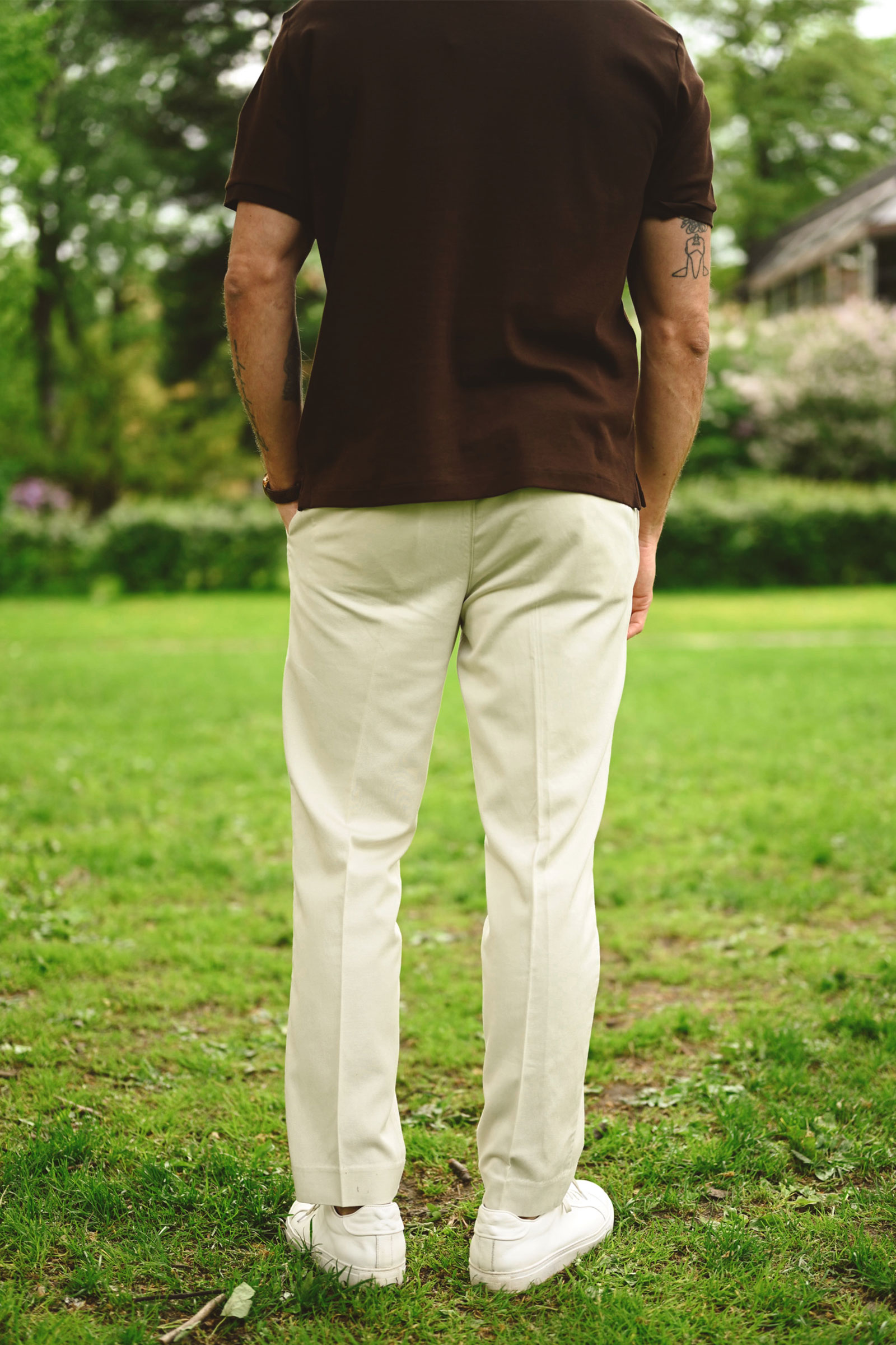 Slim Smart Pants, Sand - Bilde 5