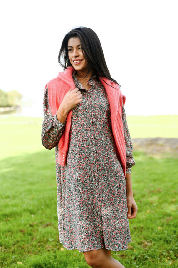 Gry Astrid Shirt Dress, Chinios Green Flowers