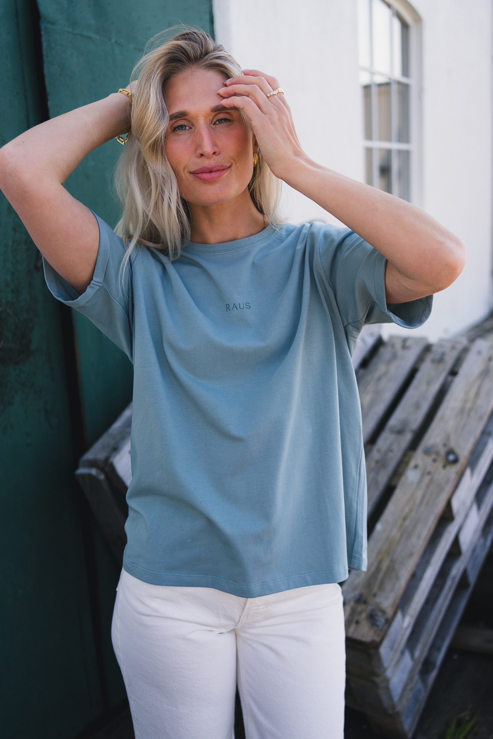 Linn Logo Tee, Chinios Green