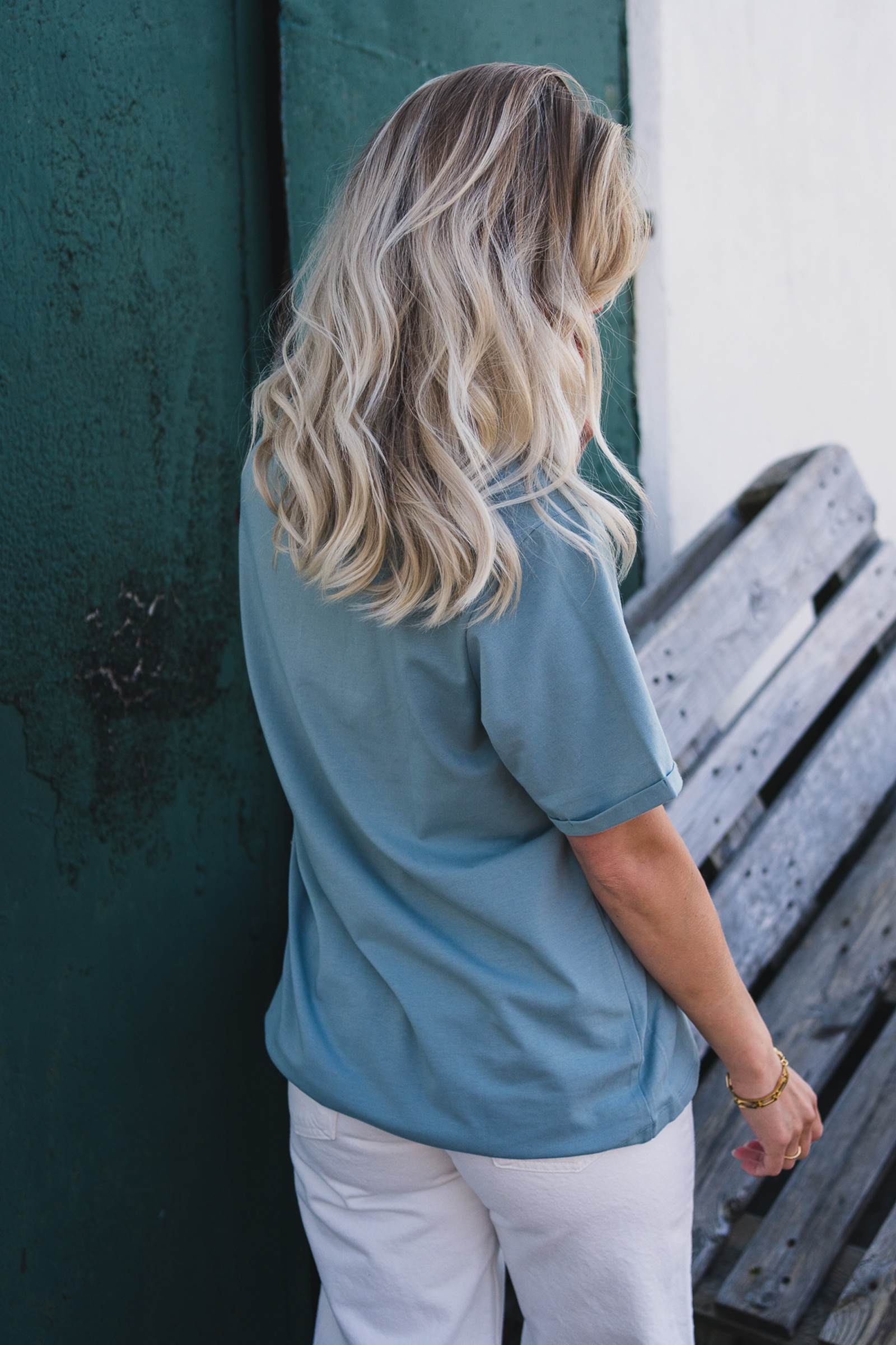 Linn Logo Tee, Chinios Green - Bilde 3
