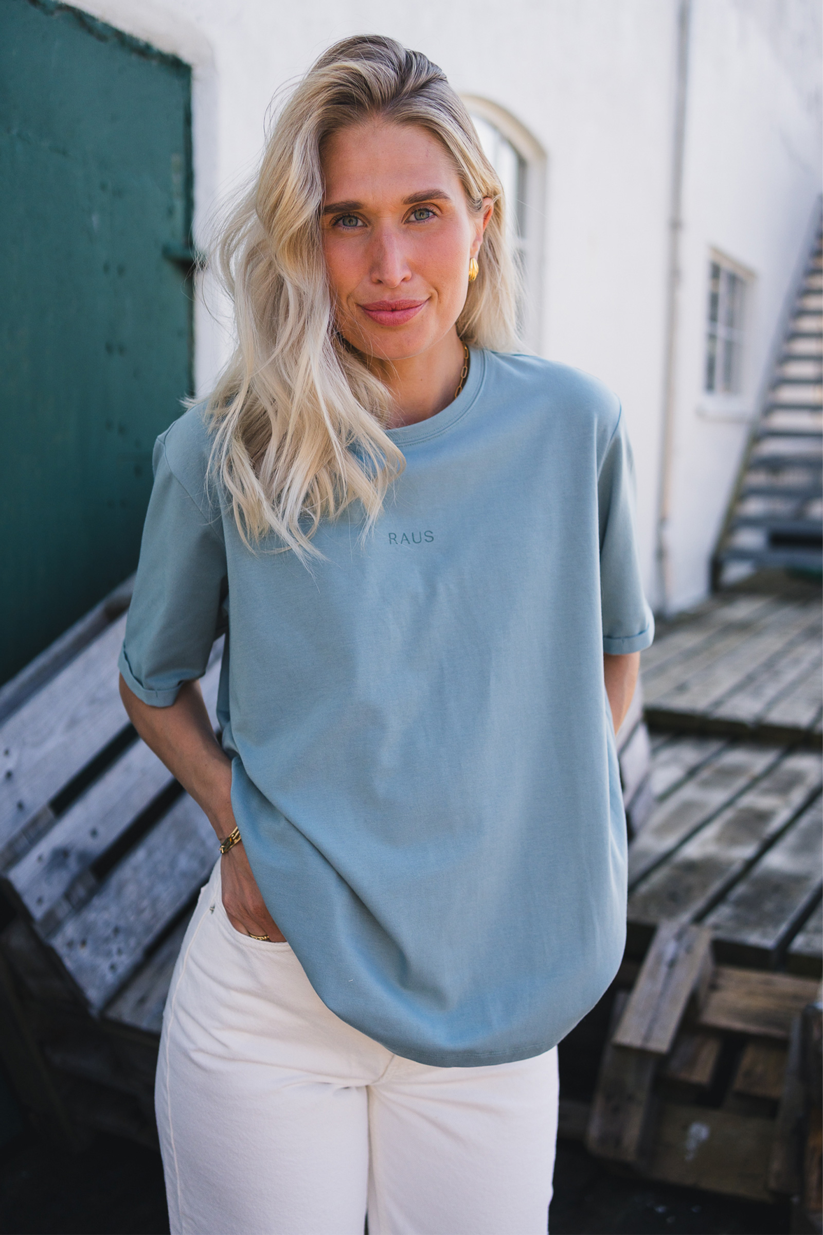 Linn Logo Tee, Chinios Green - Bilde 2
